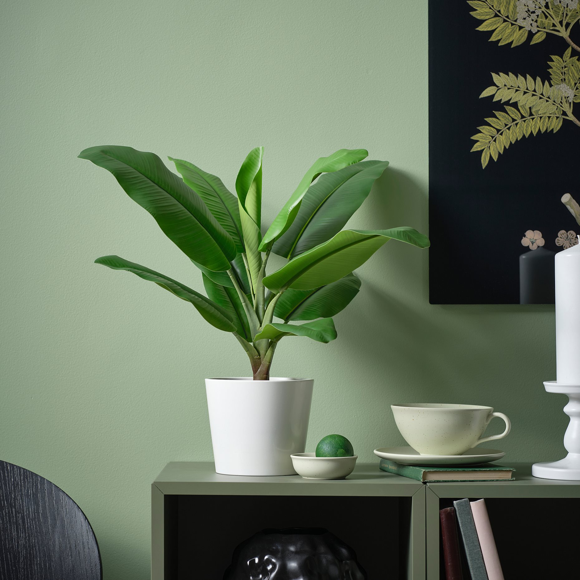 FEJKA, artificial potted plant in/outdoor Banana tree, 12 cm, 106.008.60