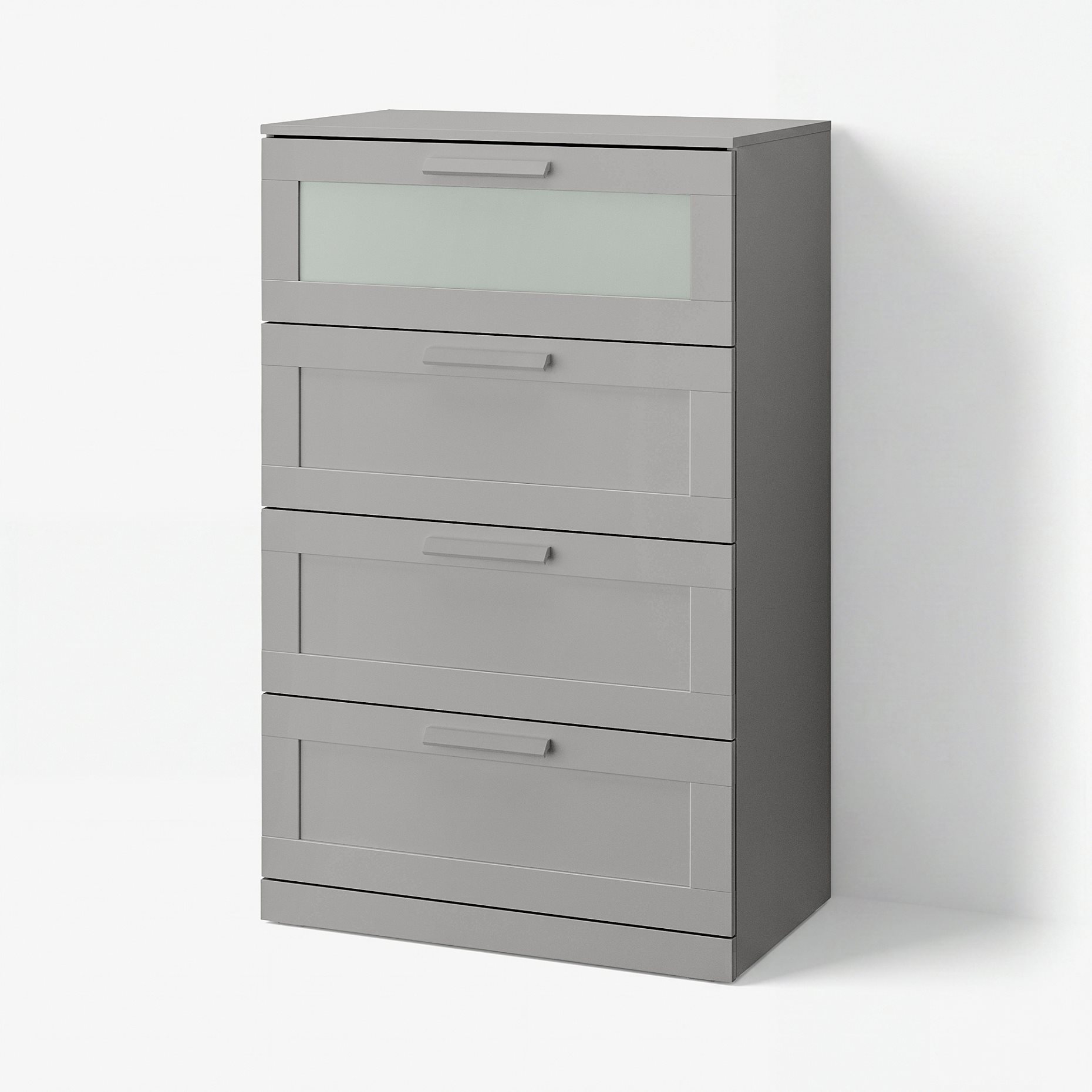 BRIMNES, chest of 4 drawers, 78x124 cm, 106.028.02