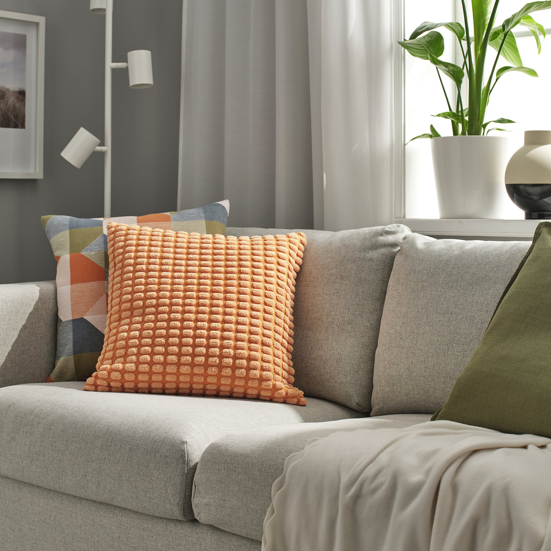 SVARTPOPPEL, cushion cover, 50x50 cm, 106.107.41
