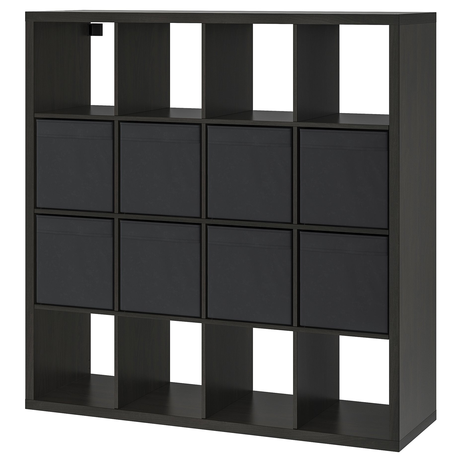 KALLAX, shelving unit with 8 inserts, 190.305.92