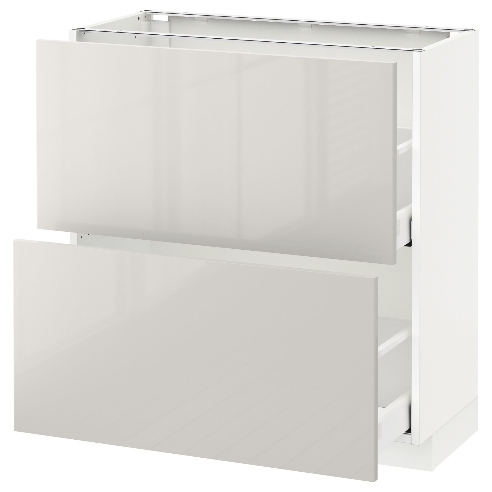 METOD/MAXIMERA, base cabinet with 2 drawers, 191.686.50