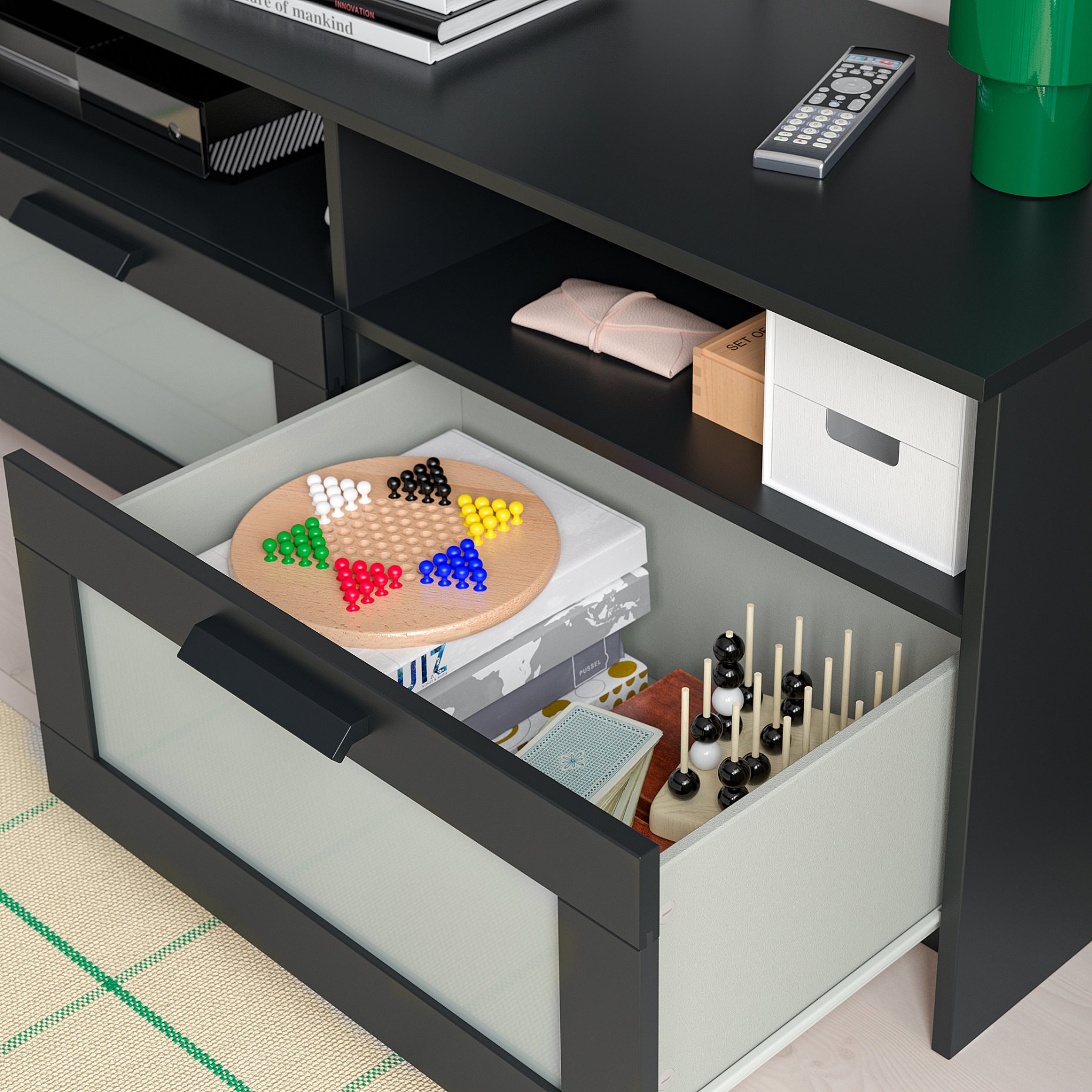 BRIMNES, TV storage combination, 191.843.39