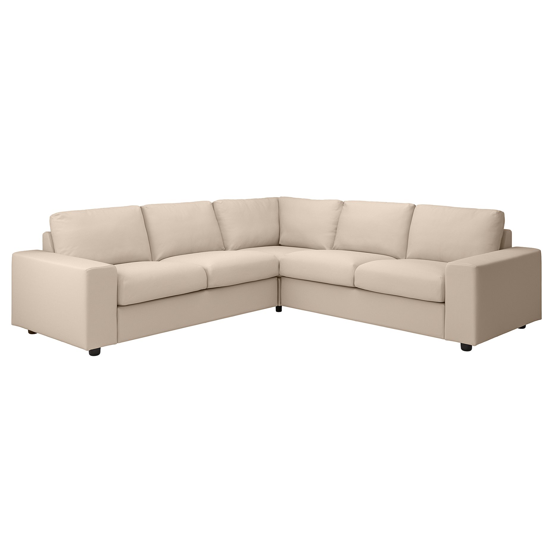 VIMLE, corner sofa, 4-seat with wide armrests, 194.017.81