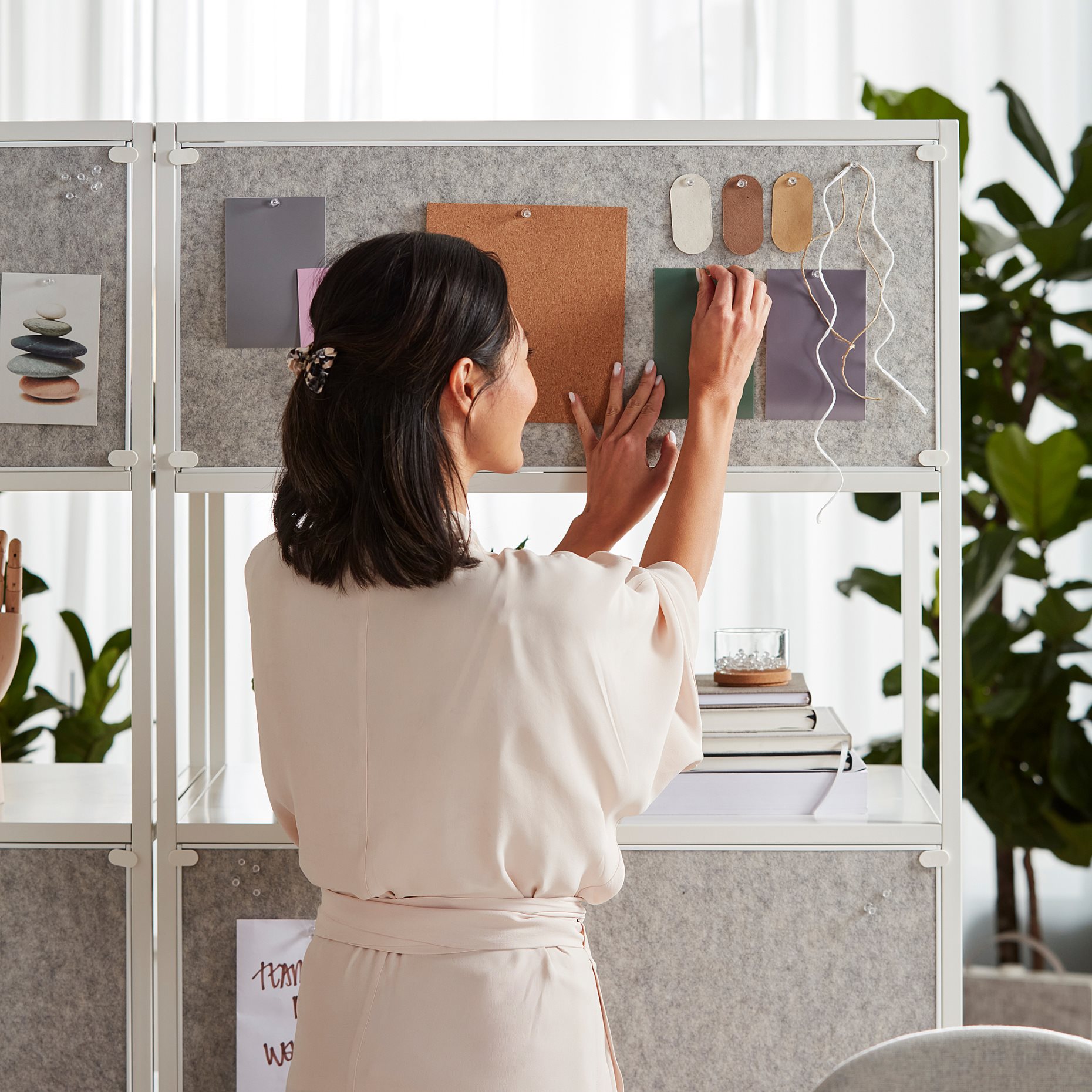 TROTTEN, ντουλάπι με συρόμενες πόρτες/πίνακας ανακοινώσεων, 80x180 cm, 194.296.43