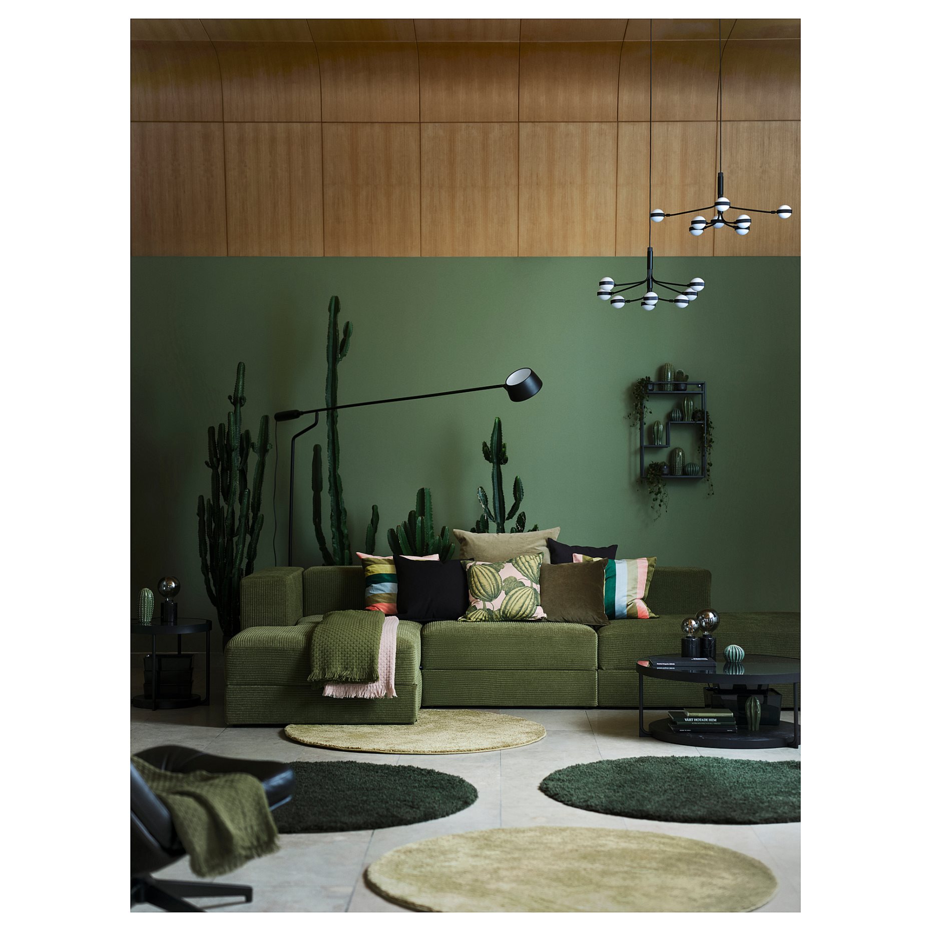 JÄTTEBO, 3,5-seat modular sofa with chaise longue, 194.851.15