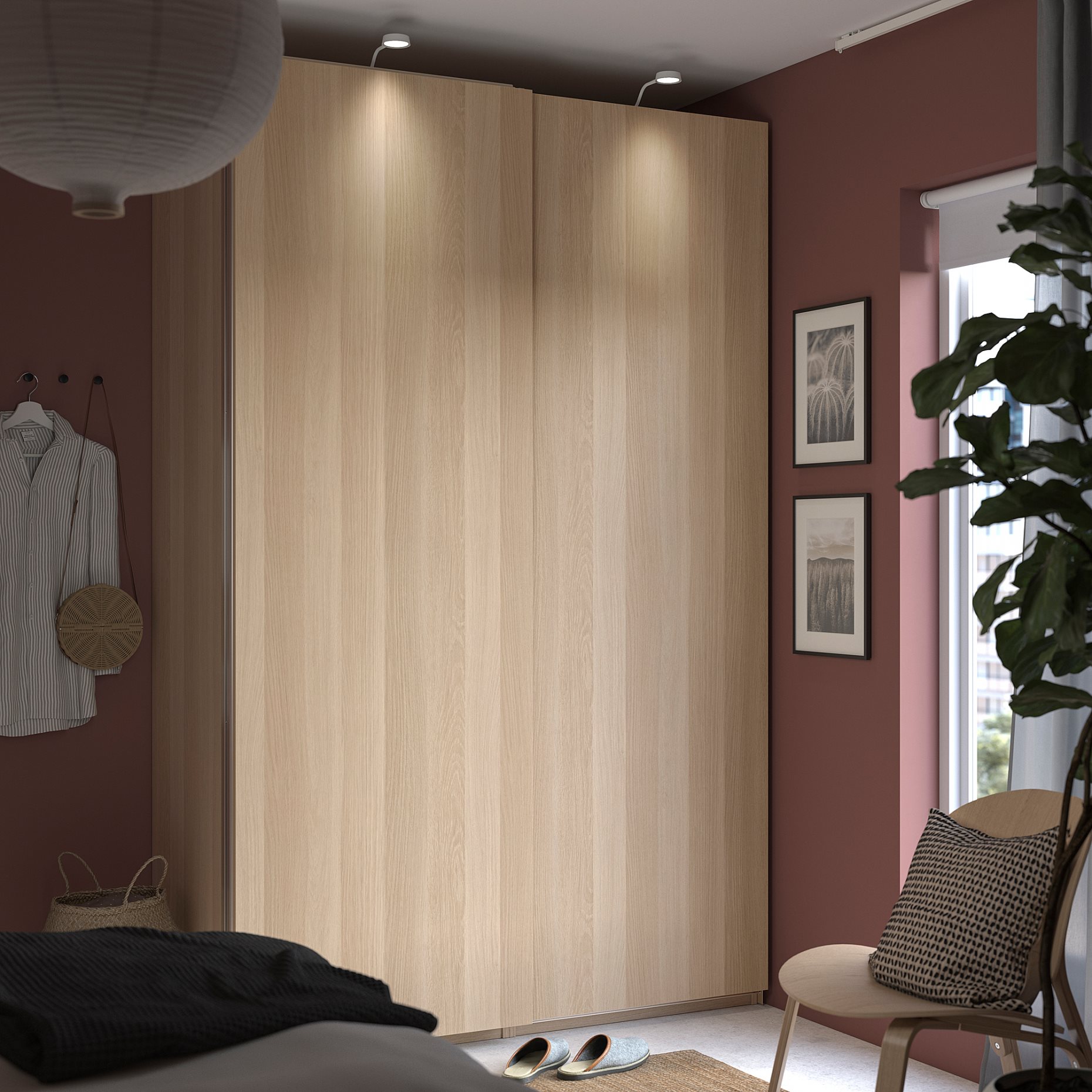 PAX/HASVIK, wardrobe combination, 150x66x236 cm, 195.028.03