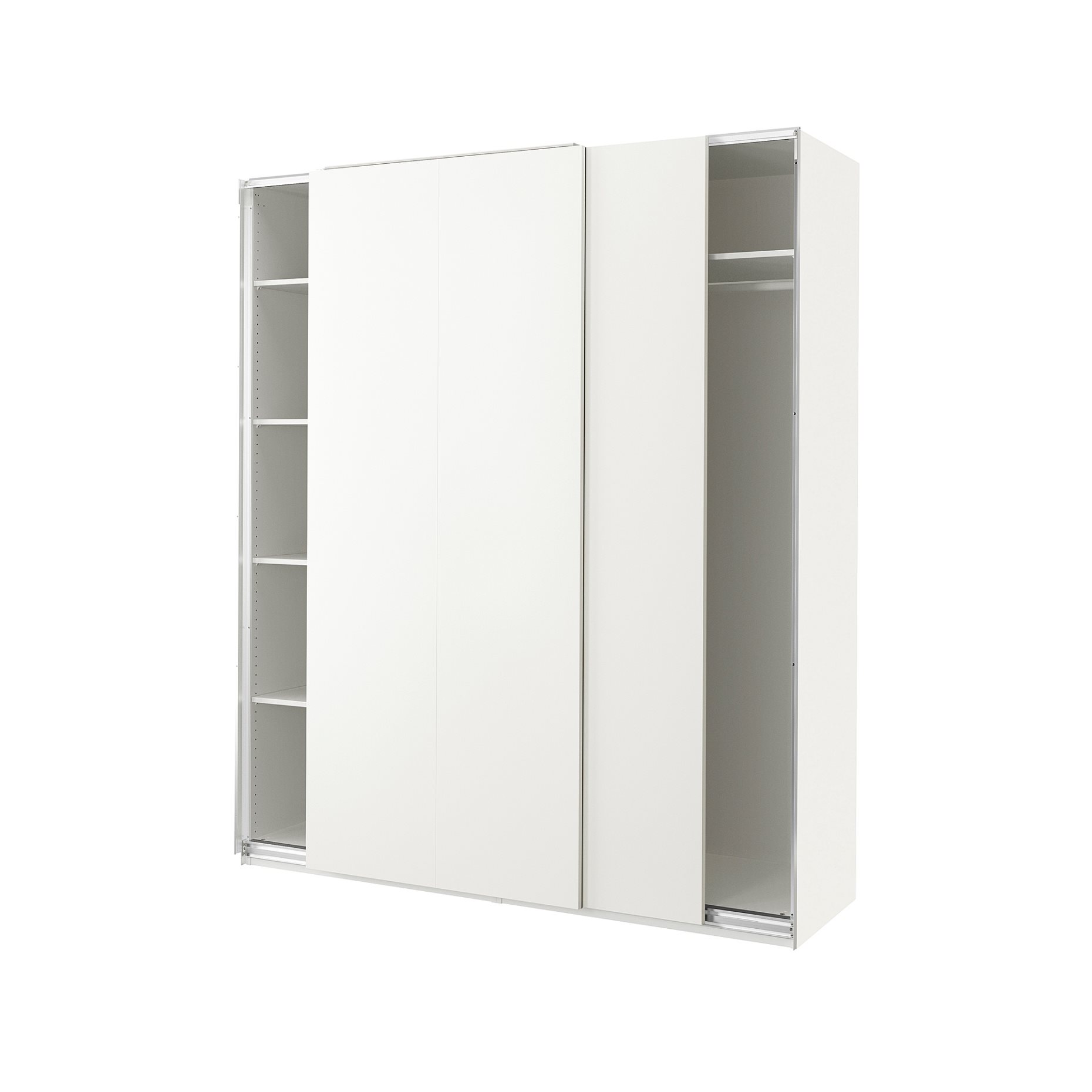 PAX/HASVIK, wardrobe combination, 200x66x236 cm, 195.031.62