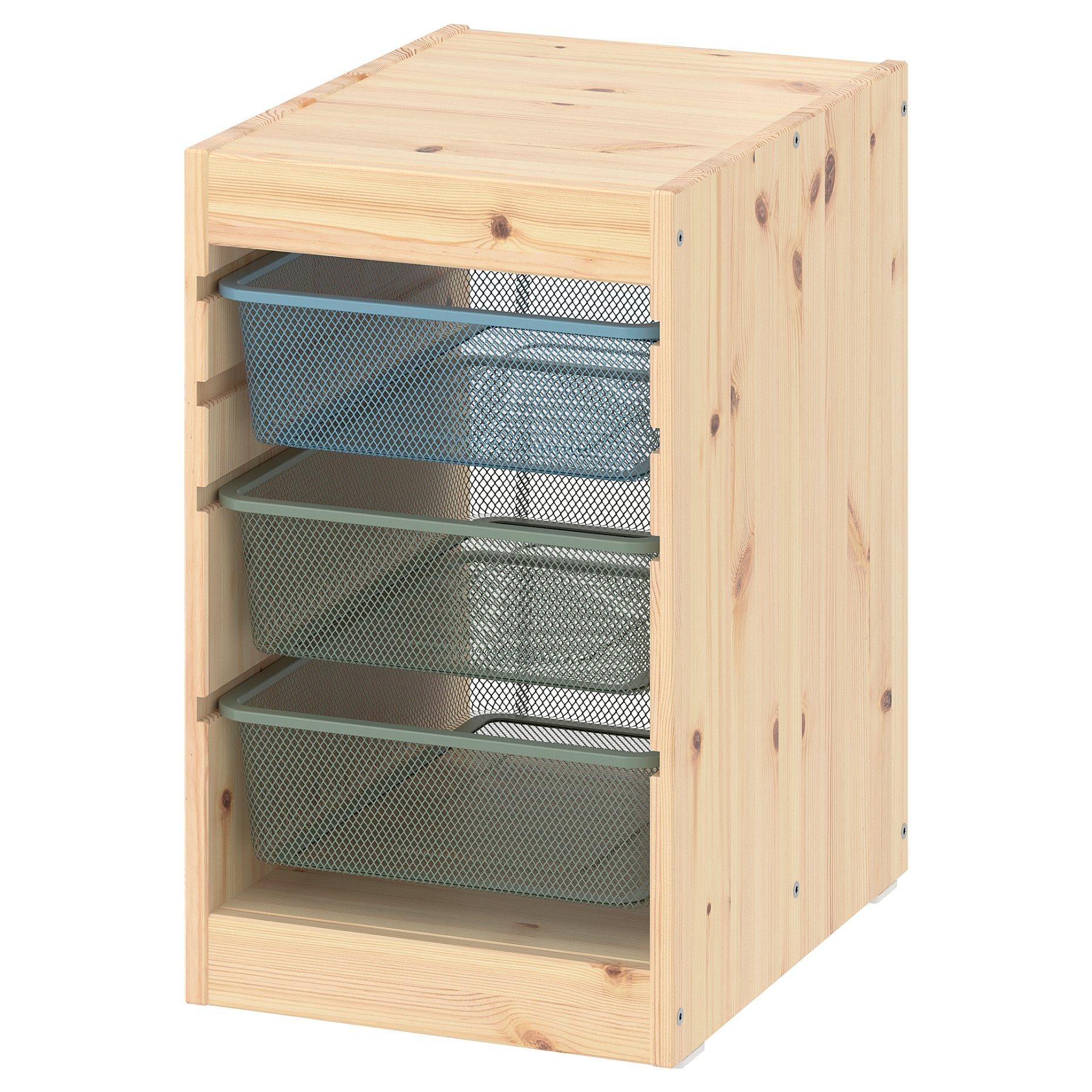 TROFAST, storage combination with boxes, 32x44x52 cm, 195.256.25