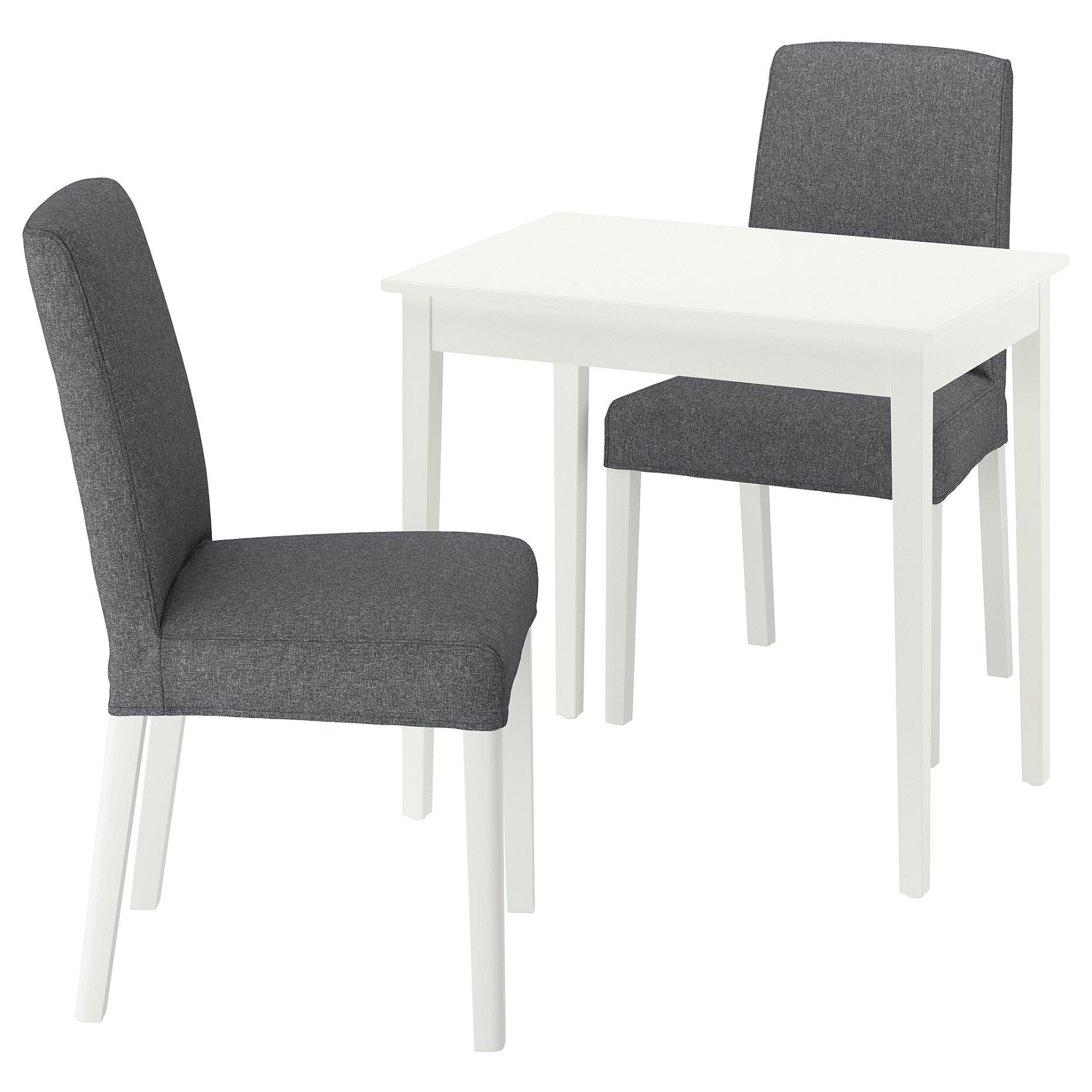 NÄSINGE/BERGMUN, table and 2 chairs, 80x60 cm, 195.969.34