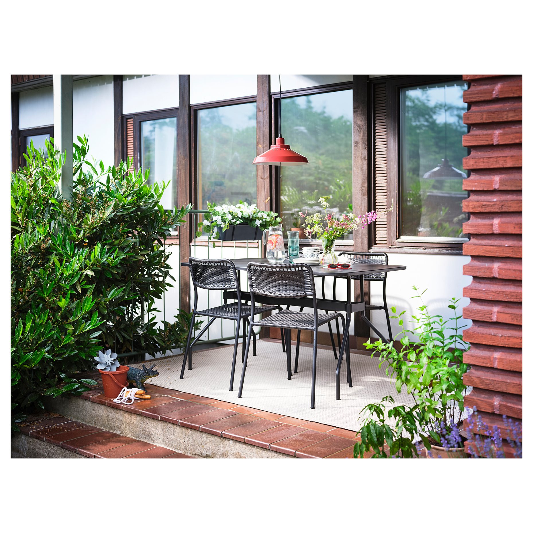 MORUM, rug flatwoven in/outdoor, 160x230 cm, 202.035.63