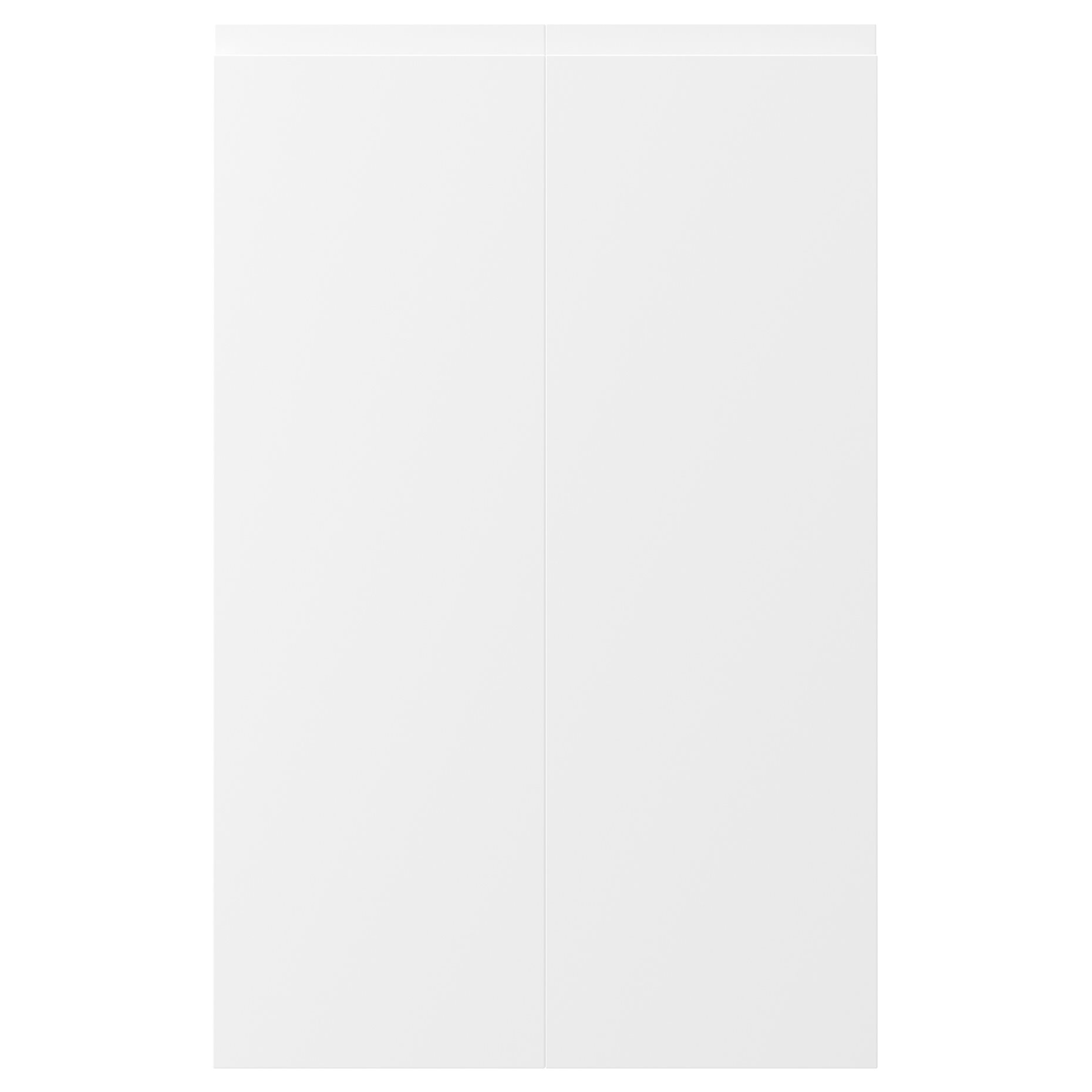 VOXTORP, 2-piece door for corner base cabinet set/left-hand matt, 25x80 cm, 202.731.84