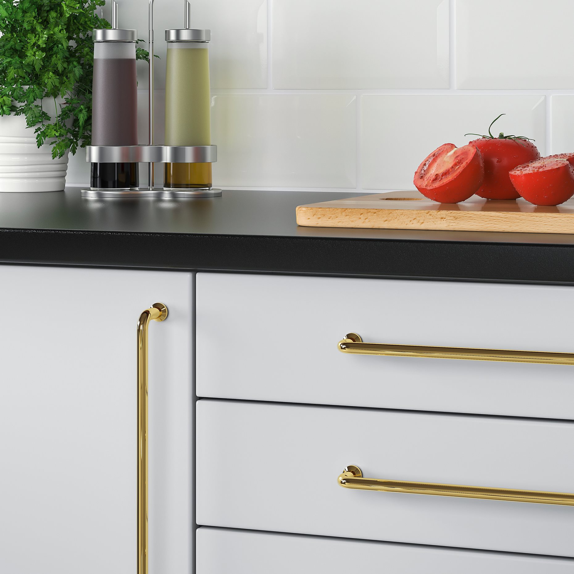 BAGGANÄS, handle, 2 pack, 203.384.11