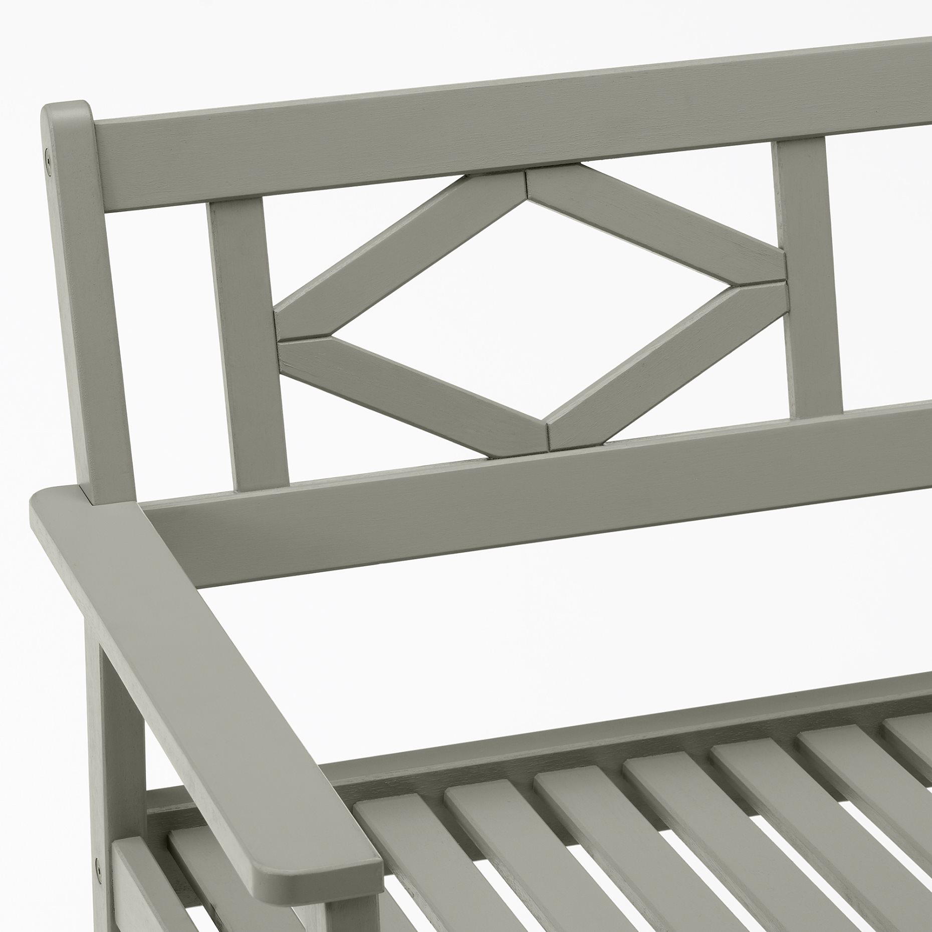 BONDHOLMEN, bench with backrest, outdoor, 204.206.32