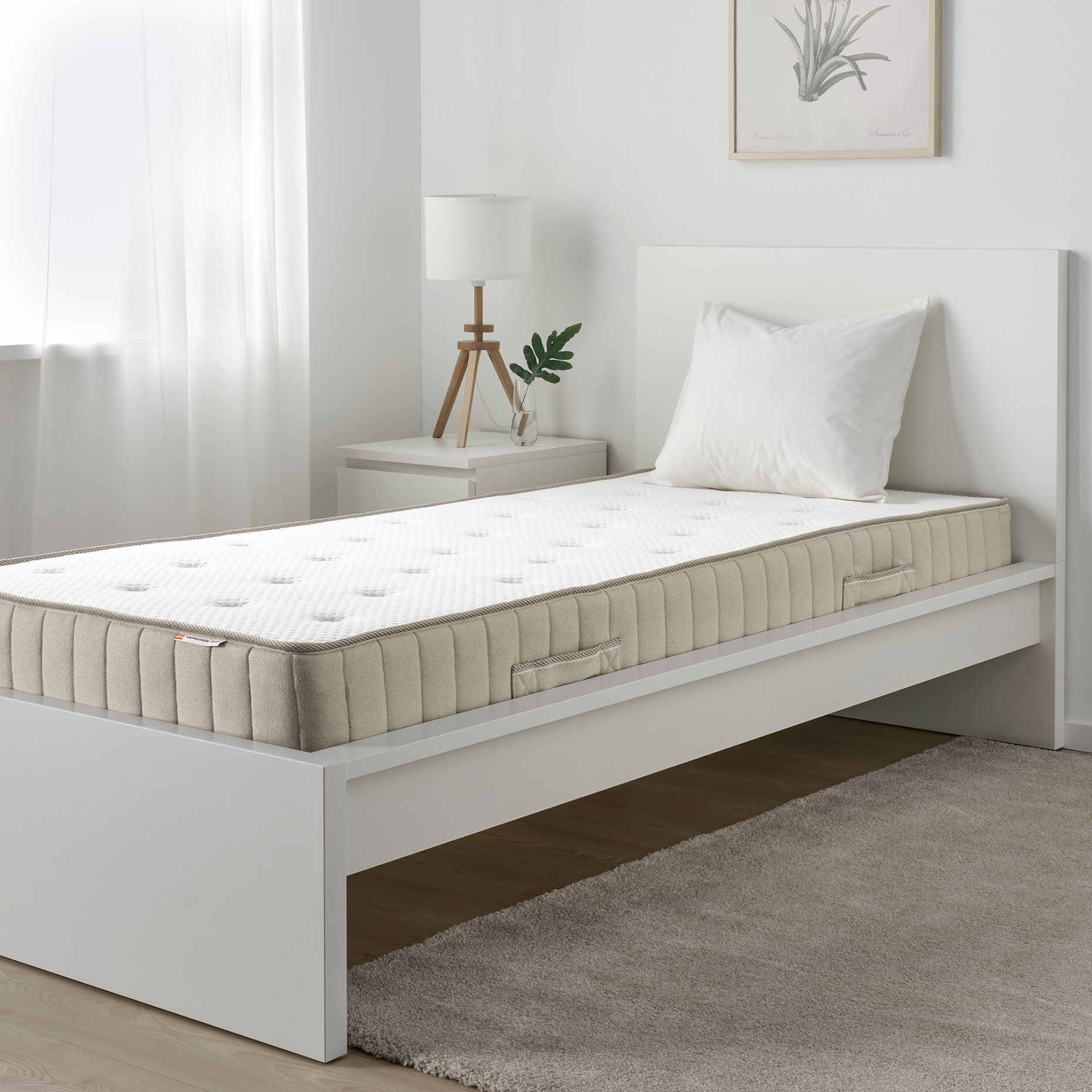VATNESTRÖM, pocket sprung mattress, extra firm 90x200 cm, 204.784.87
