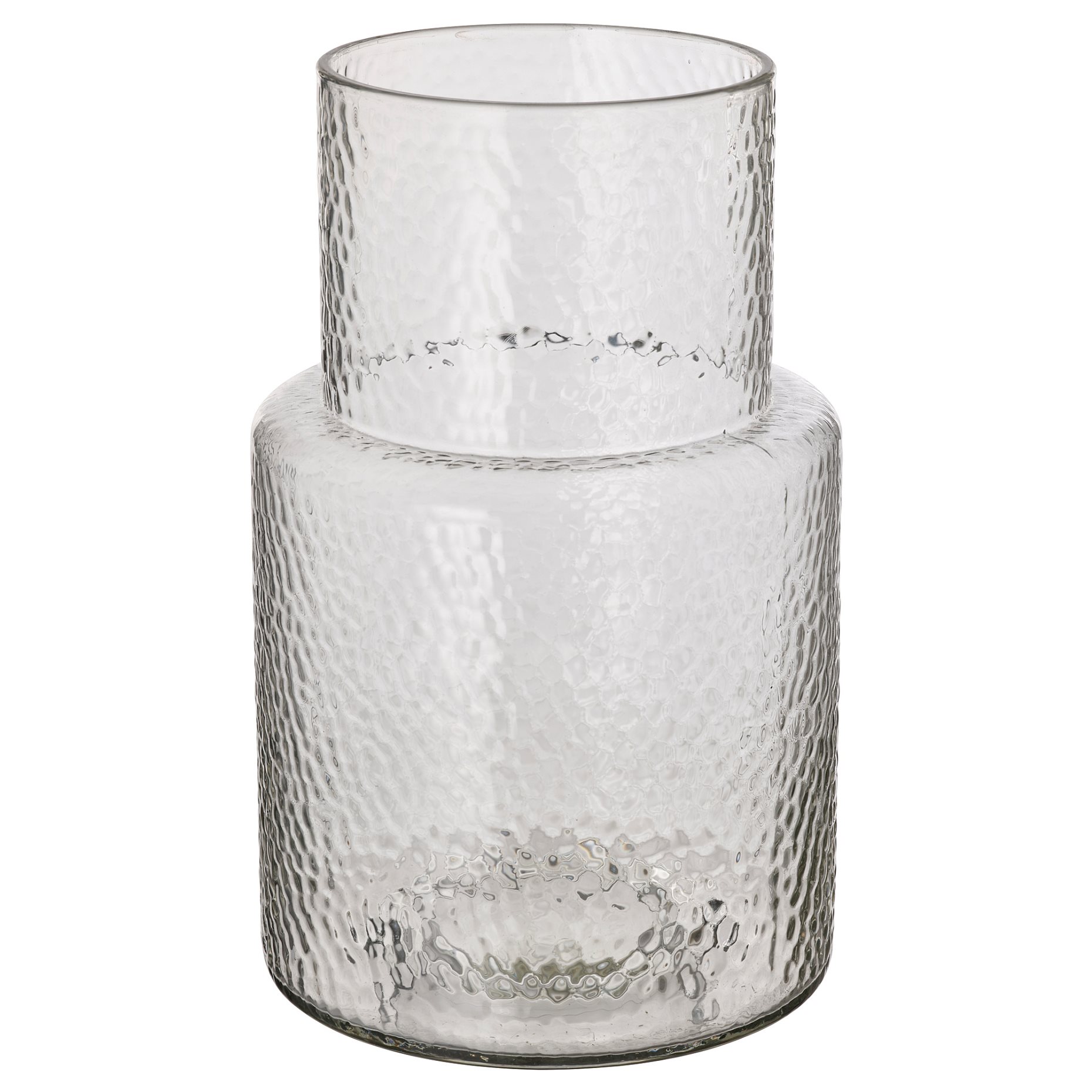 KONSTFULL, vase glass/patterned, 26 cm, 205.119.53