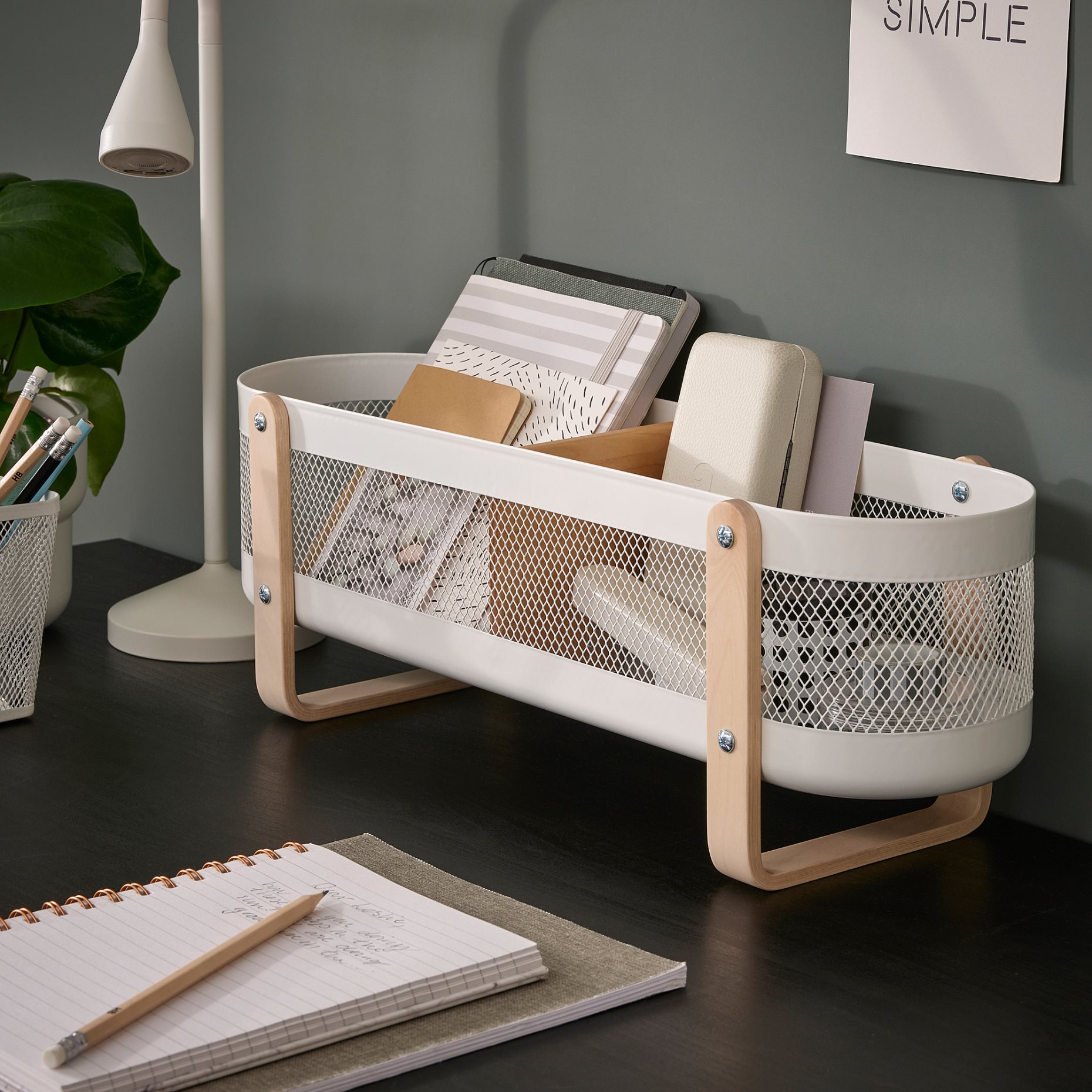 RISATORP, desk organiser, 50x16x17 cm, 205.404.94