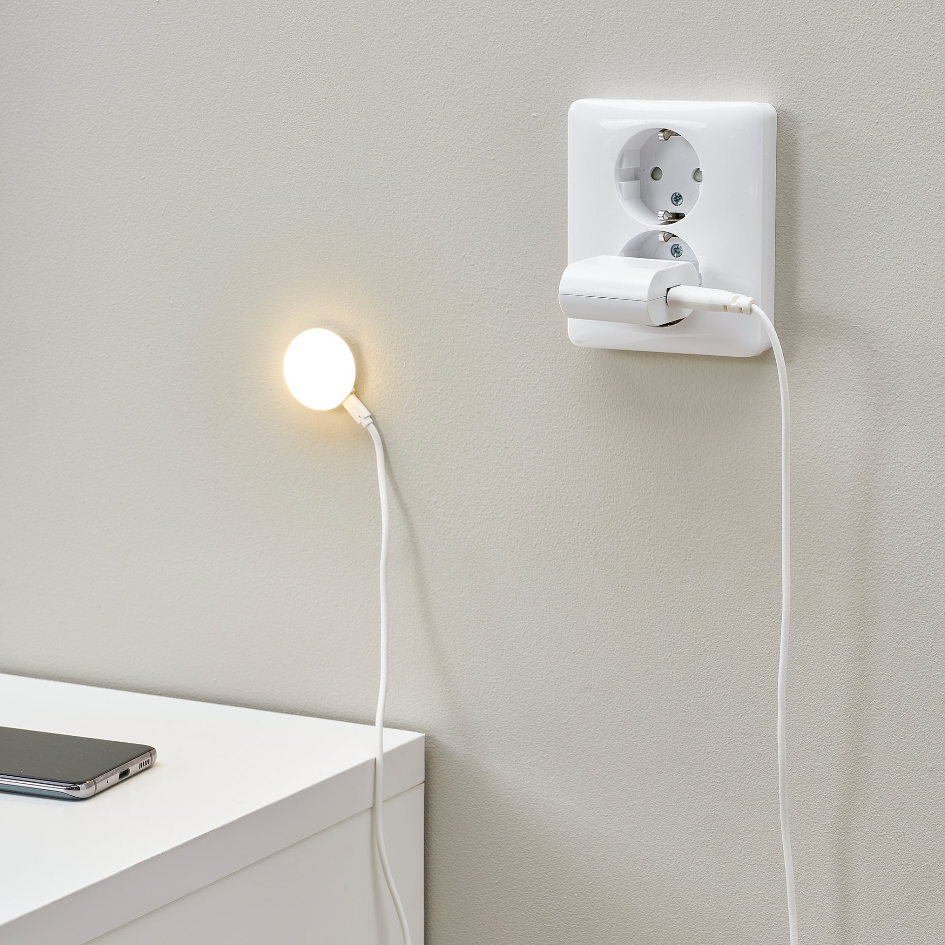 KAPPLAKE, spotlight with built-in LED light source, 205.431.57
