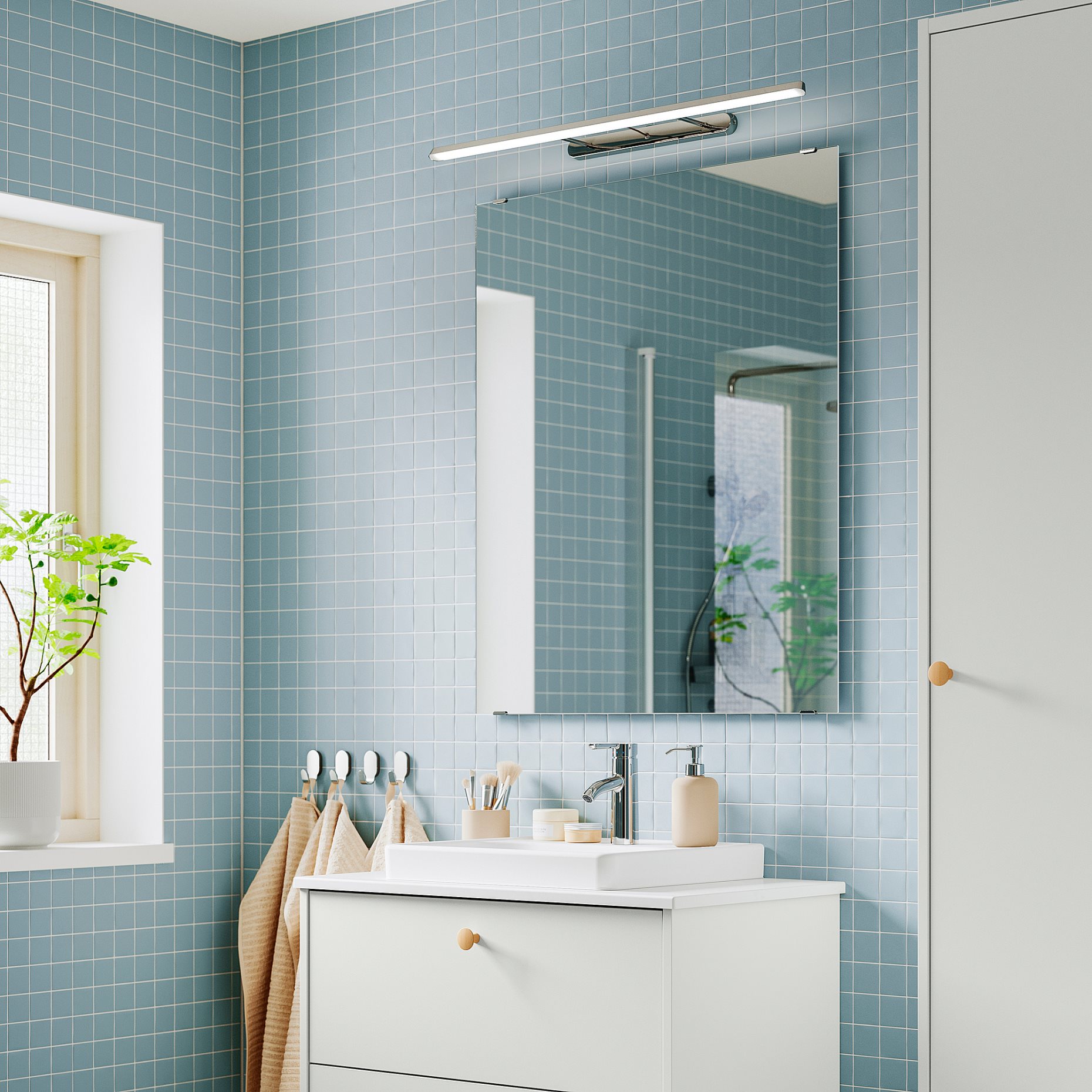 FLASKPOST, cabinet/wall lighting with built-in LED light source, 82 cm, 205.910.87