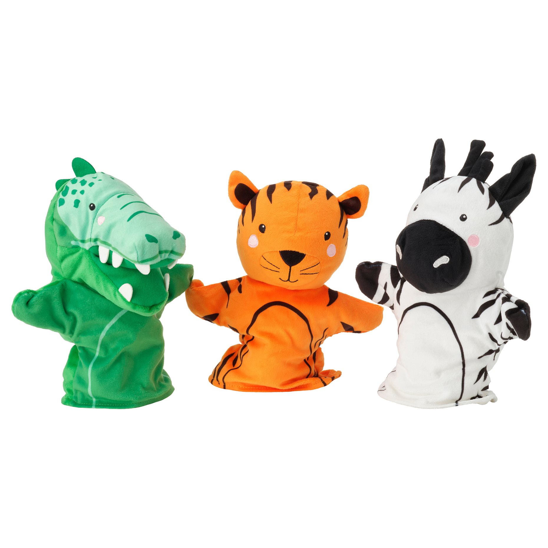 NATTHÄGER, 3-piece hand puppet set, 205.972.54