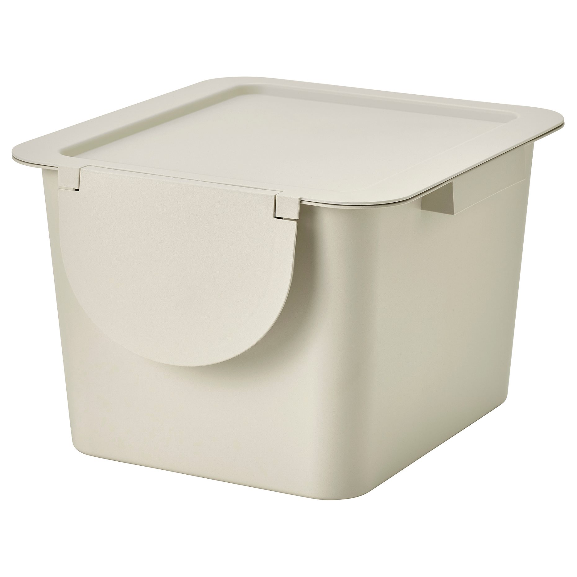 TRÖSKNING, bin with lid, 12 l, 206.101.75