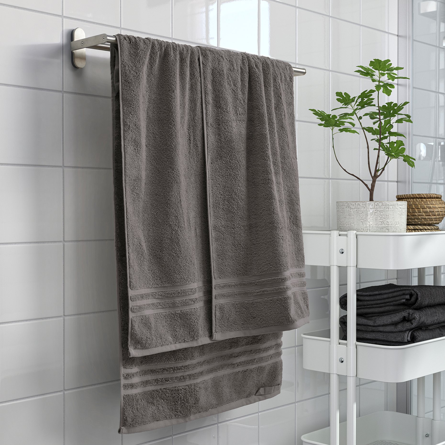 BROKGLIM, bath towel, 100x150 cm, 206.120.18