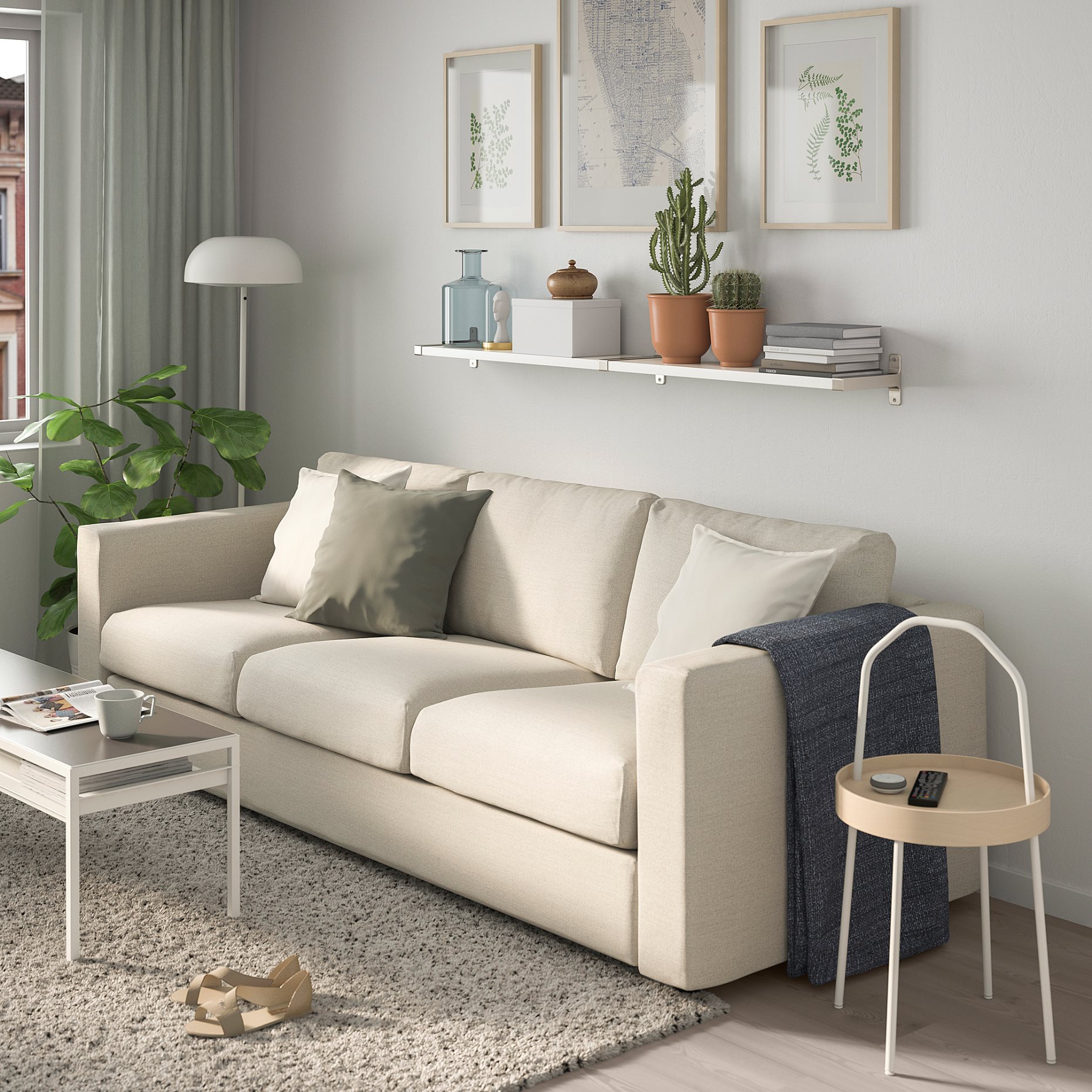 BERGSHULT/GRANHULT, wall shelf, 160x20 cm, 292.909.33