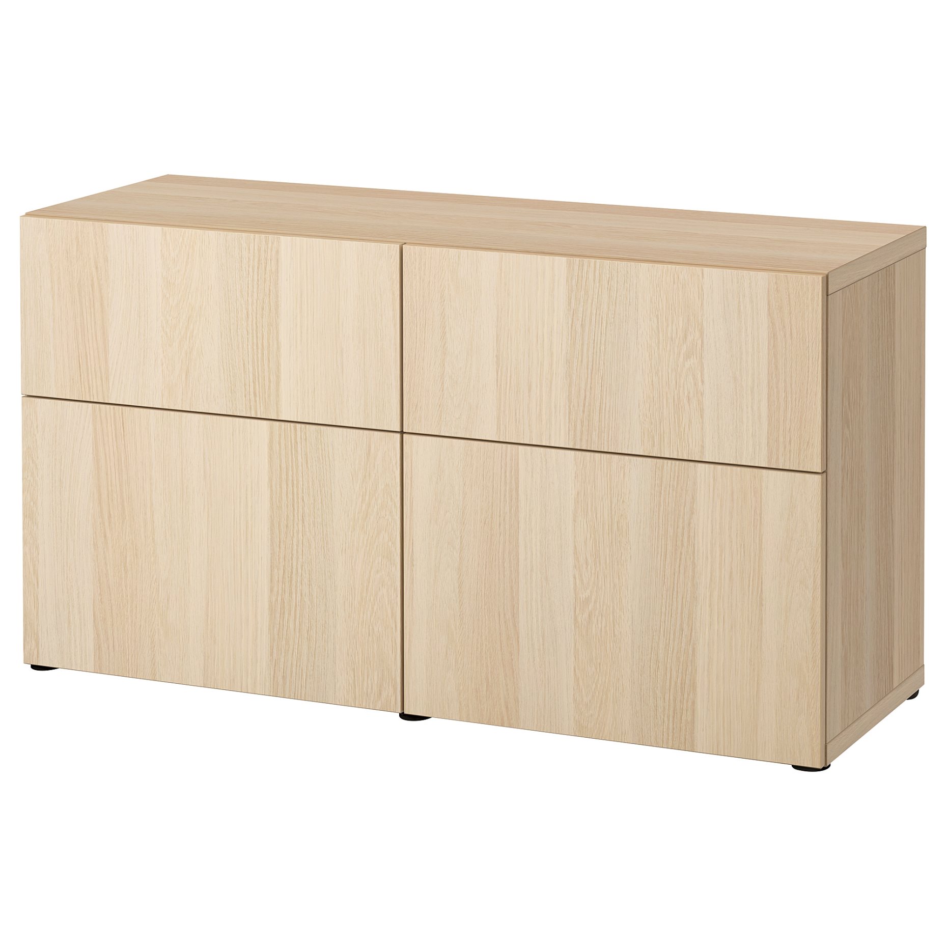 BESTÅ, storage combination with doors/drawers soft-closing, 120x42x65 cm, 293.246.26