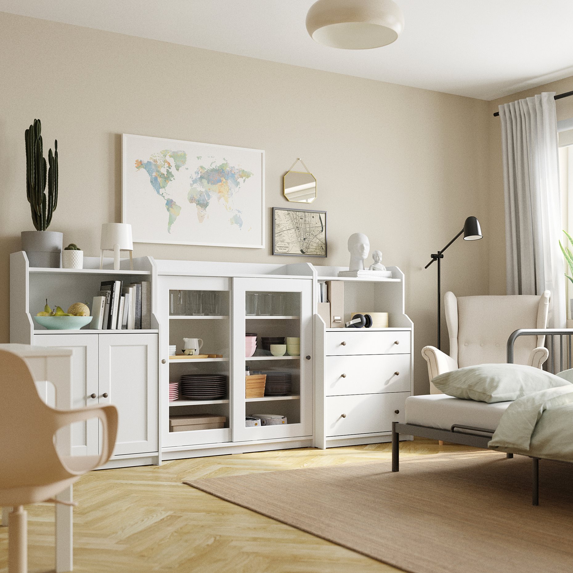 HAUGA, storage combination, 293.886.42