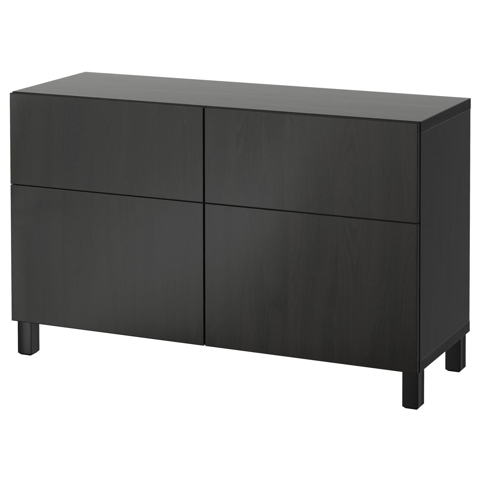 BESTÅ, storage combination with doors/drawers push-open, 120x42x74 cm, 294.125.81