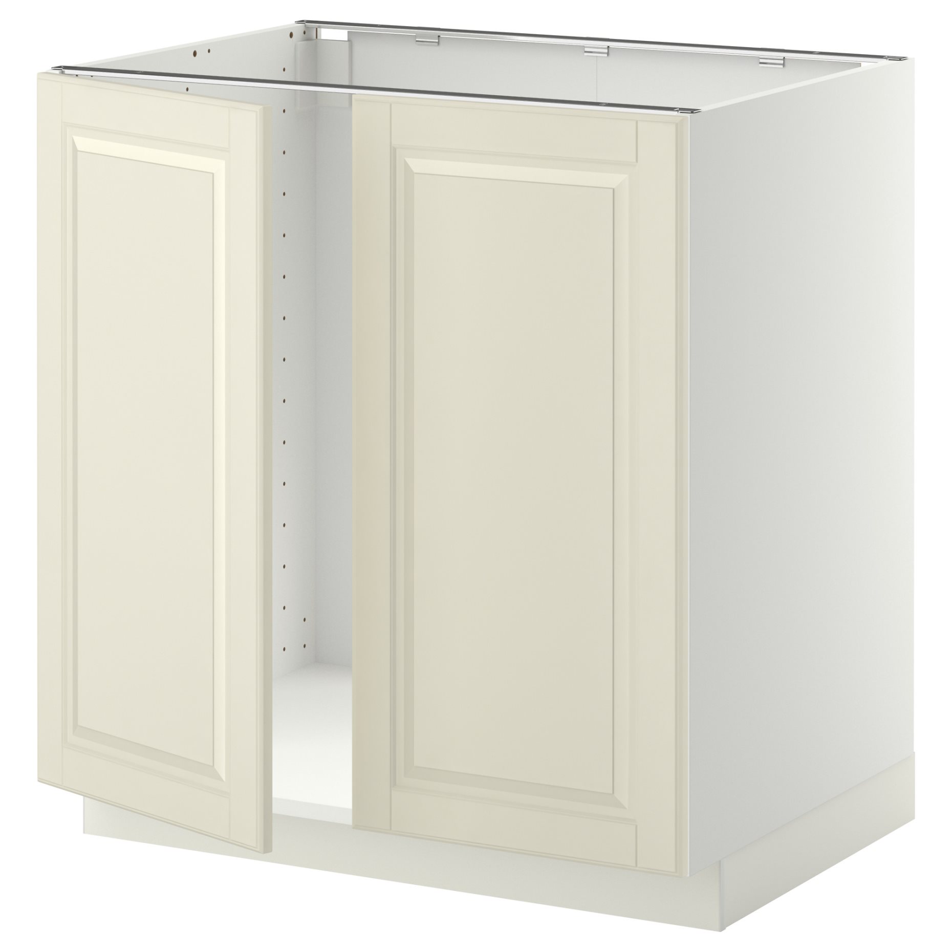METOD, base cabinet for sink/2 doors, 80x60 cm, 294.571.88