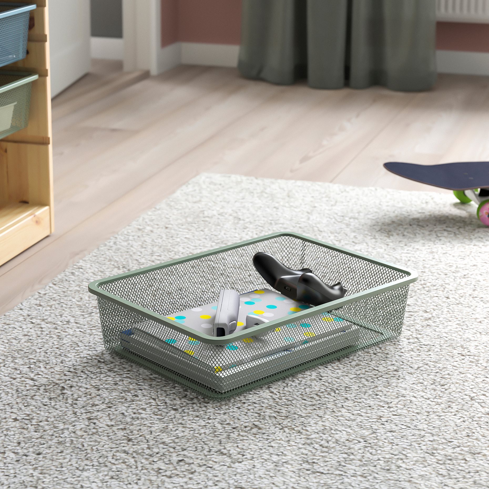 TROFAST, storage combination with boxes, 44x30x91 cm, 294.774.88