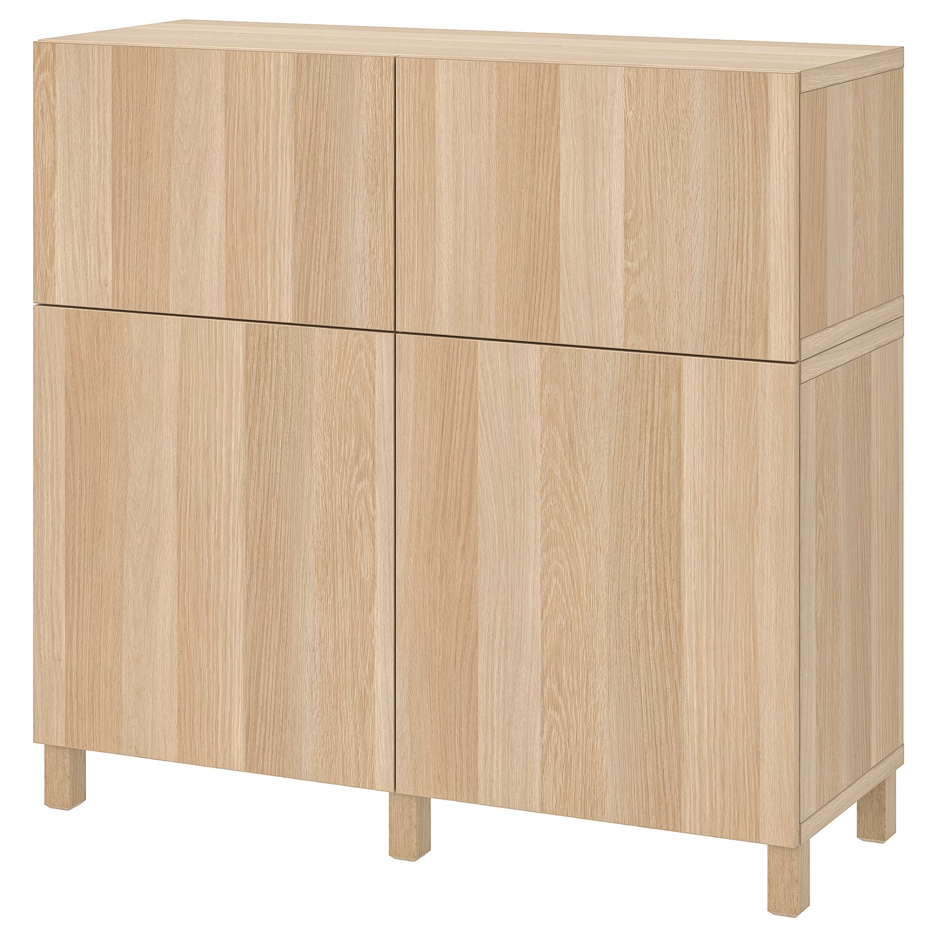 BESTÅ, storage combination with doors/drawers soft closing, 120x42x112 cm, 294.818.43
