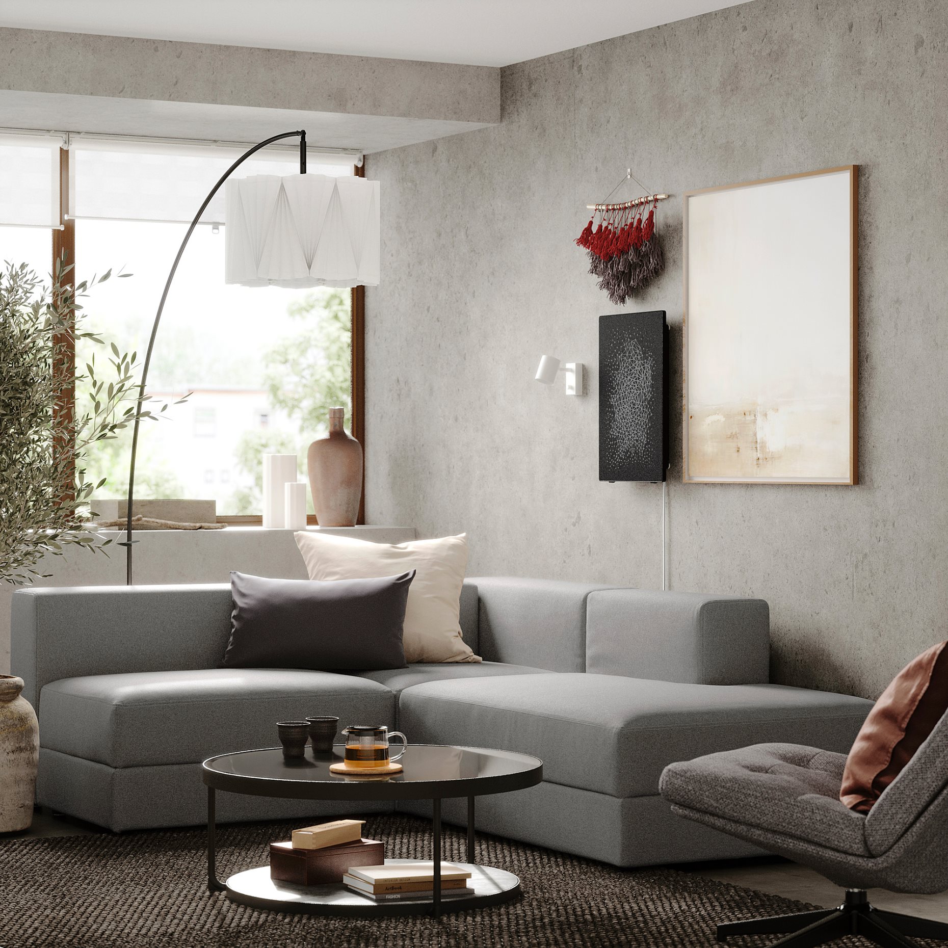 JÄTTEBO, modular corner sofa 2,5-seat with chaise longue/right, 294.851.86