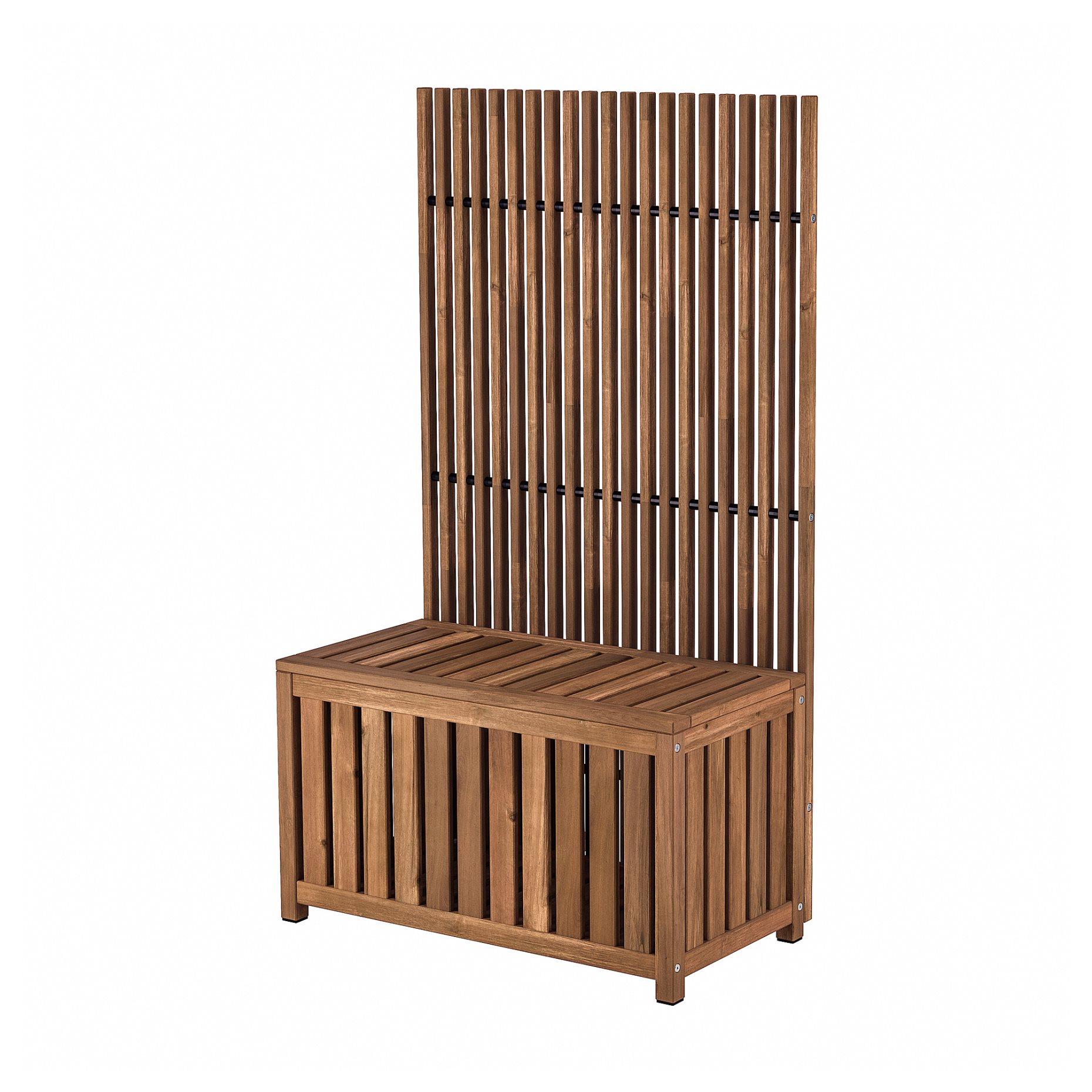 NÄMMARÖ, storage box and privacy screen/outdoor, 80x68x140 cm, 294.912.29