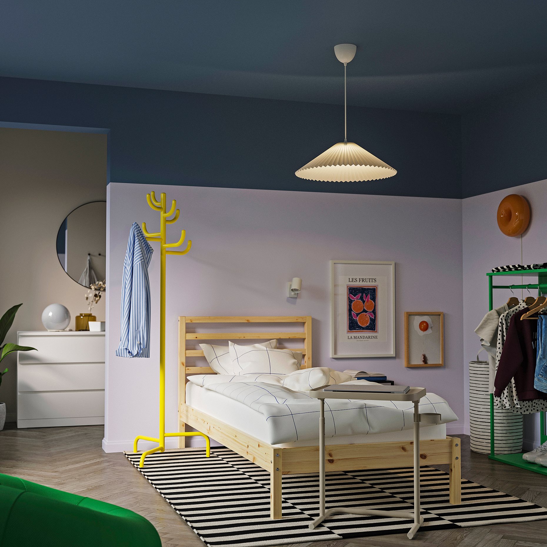 KUDDLAVA/HAVSDJ, pendant lamp, 59 cm, 296.123.92