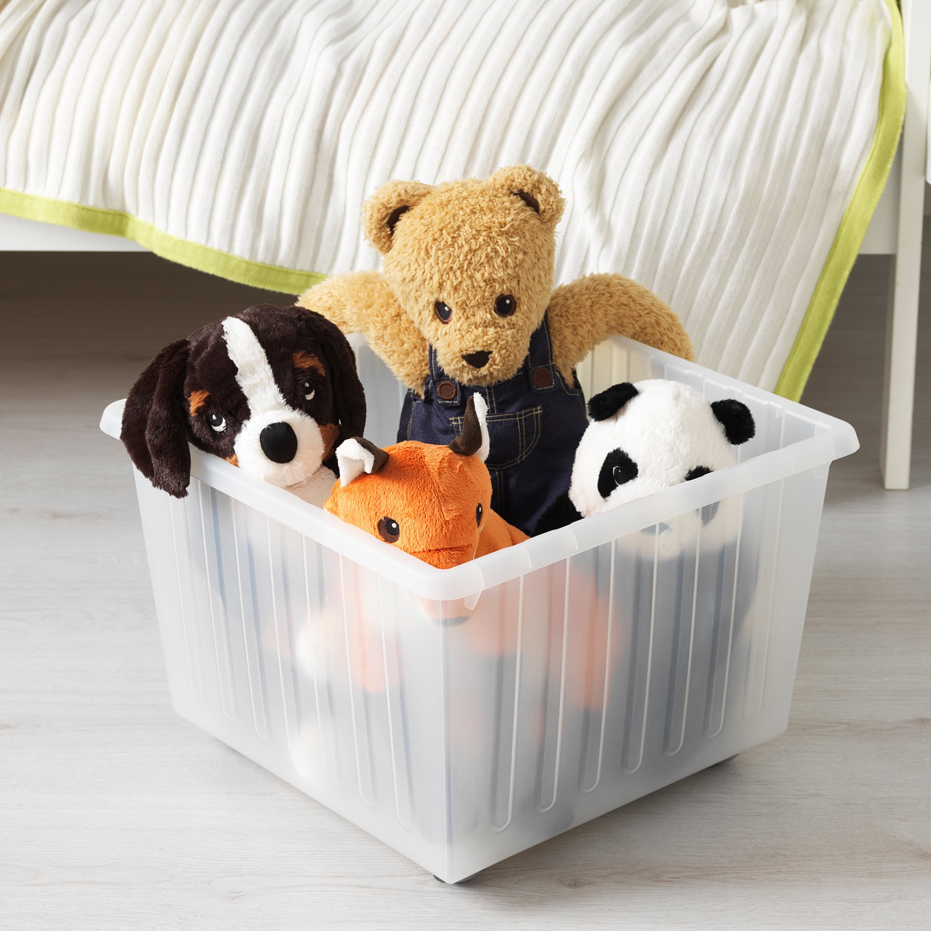 VESSLA, κουτί αποθήκευσης με ροδάκια, 300.648.49