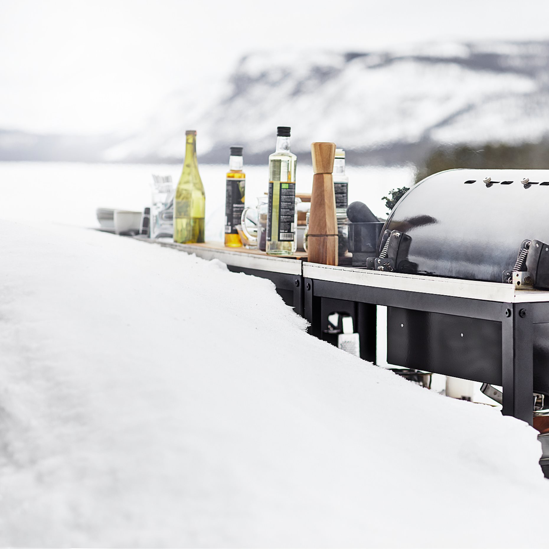 GRILLSKÄR, ψησταριά για κάρβουνα με ντουλάπι εξωτερικού χώρου, 86x61 cm, 304.714.47