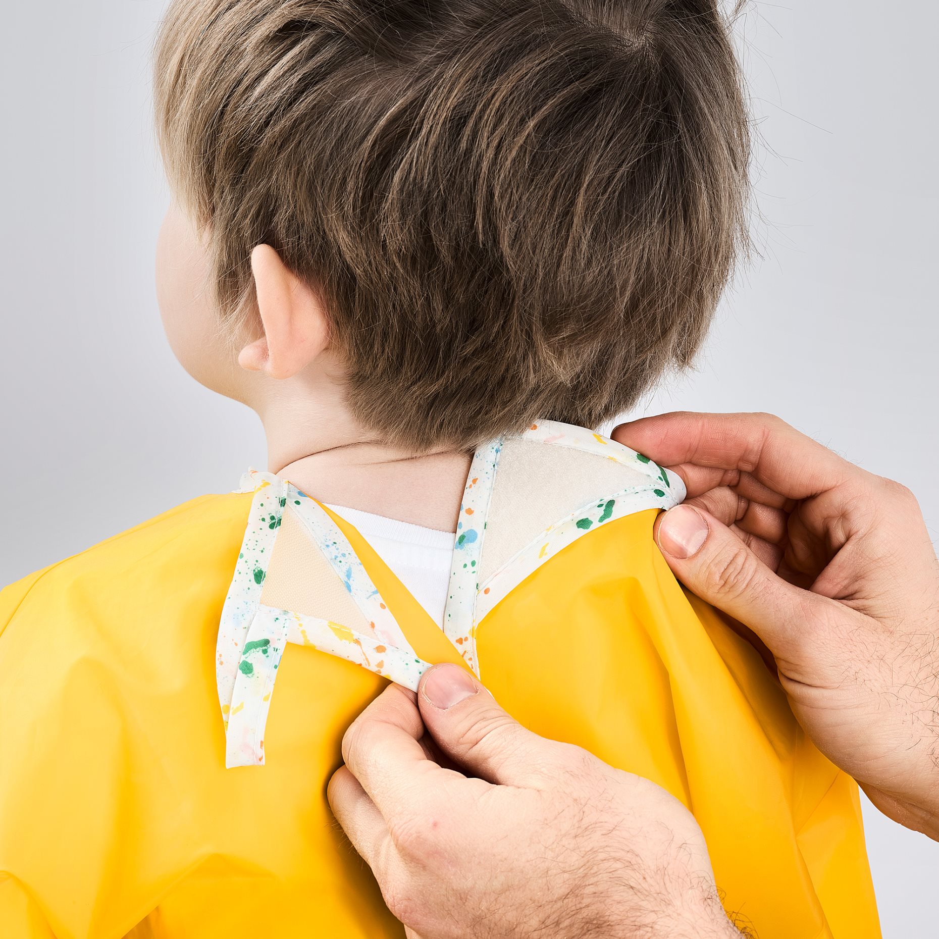 MÅLA, apron with long sleeves, 304.853.50