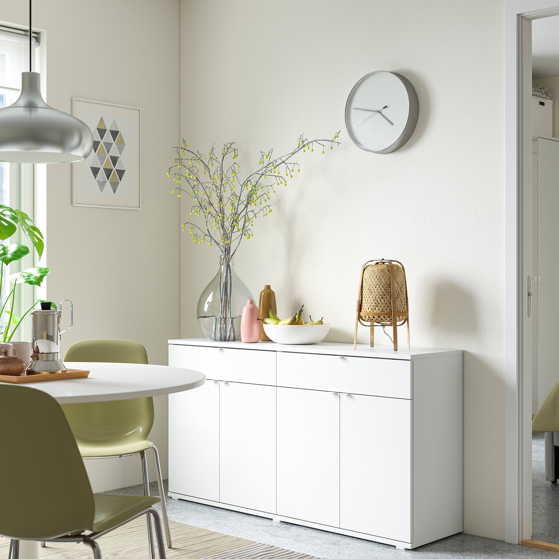 VIHALS, sideboard, 140x37x75 cm, 304.917.18