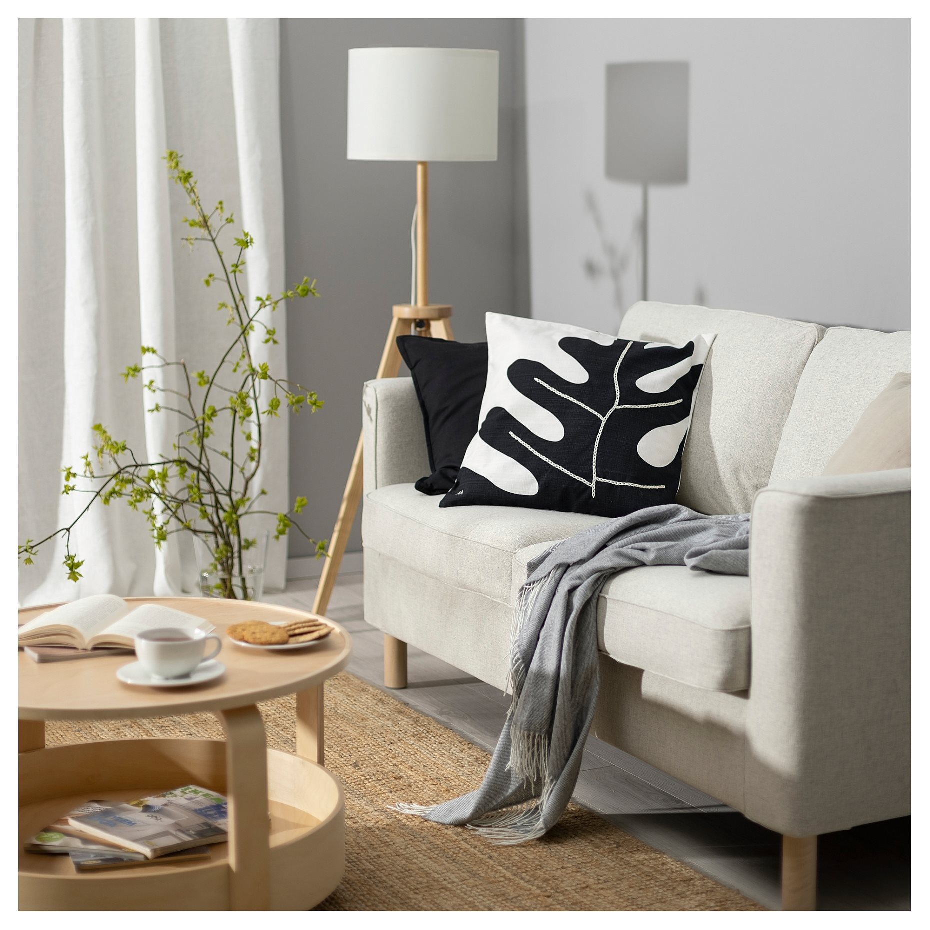 SMÅFROSSÖRT, cushion cover/handmade, 50x50 cm, 305.278.83