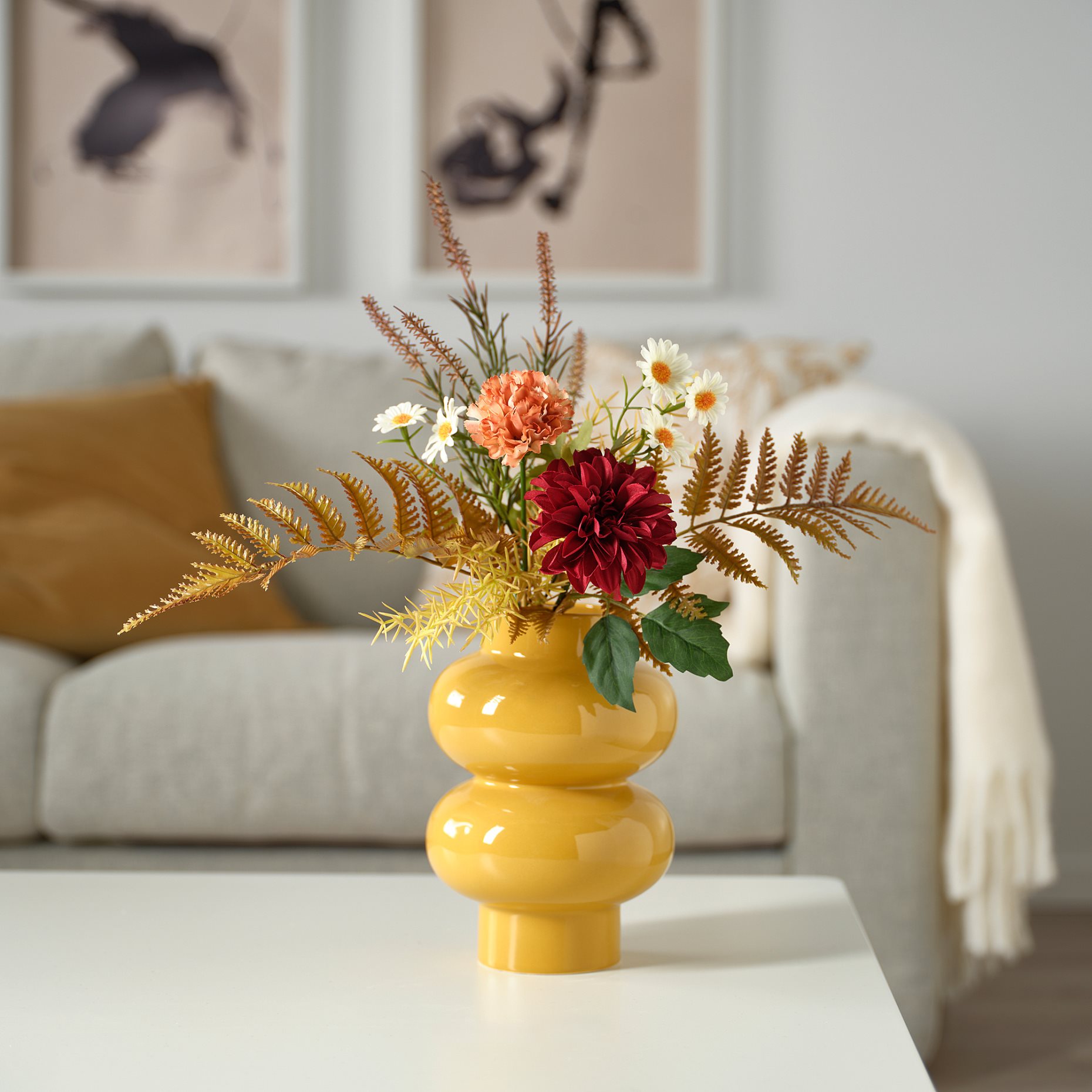 SMYCKA, artificial bouquet in/outdoor, 35 cm, 306.014.82