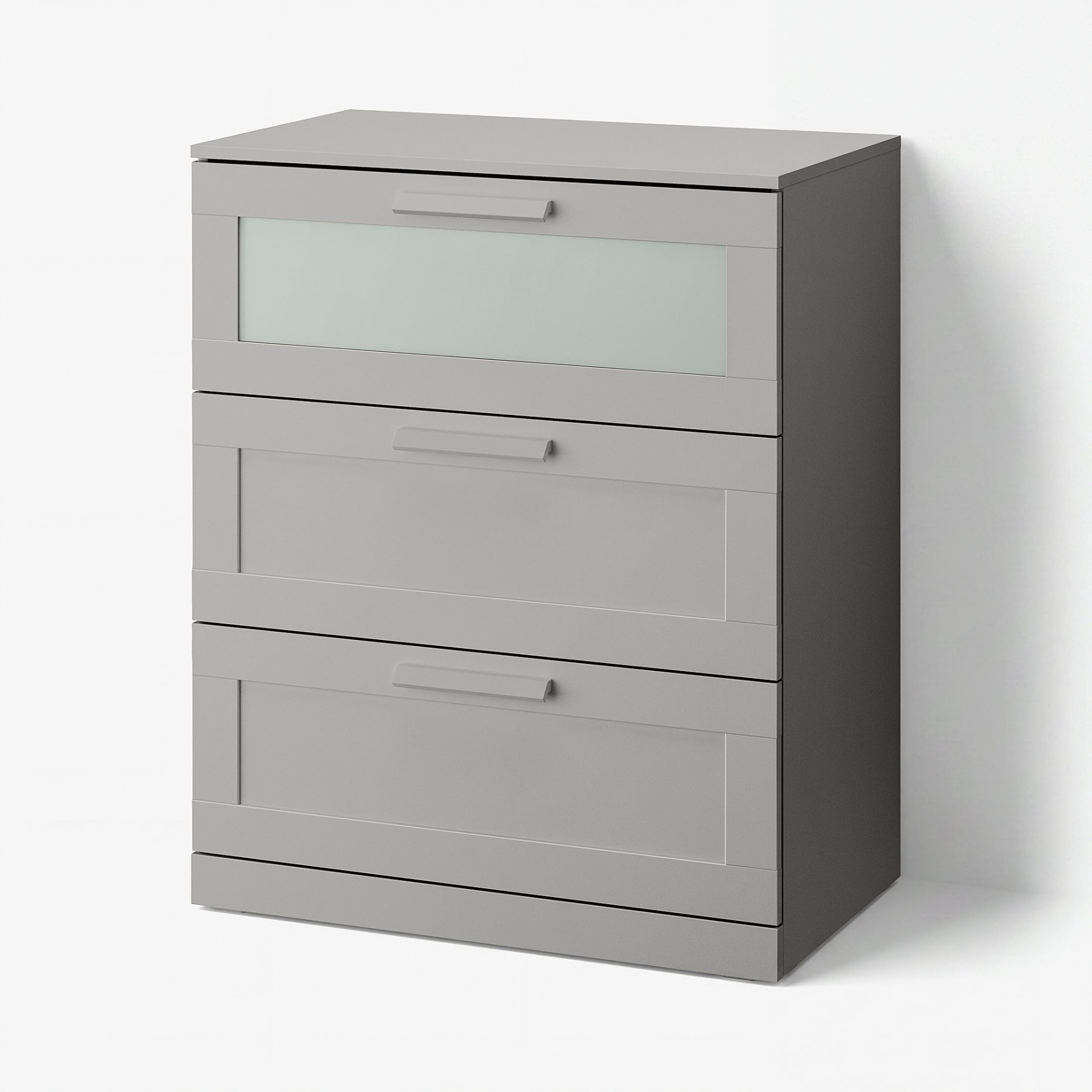 BRIMNES, chest of 3 drawers, 78x95 cm, 306.028.01
