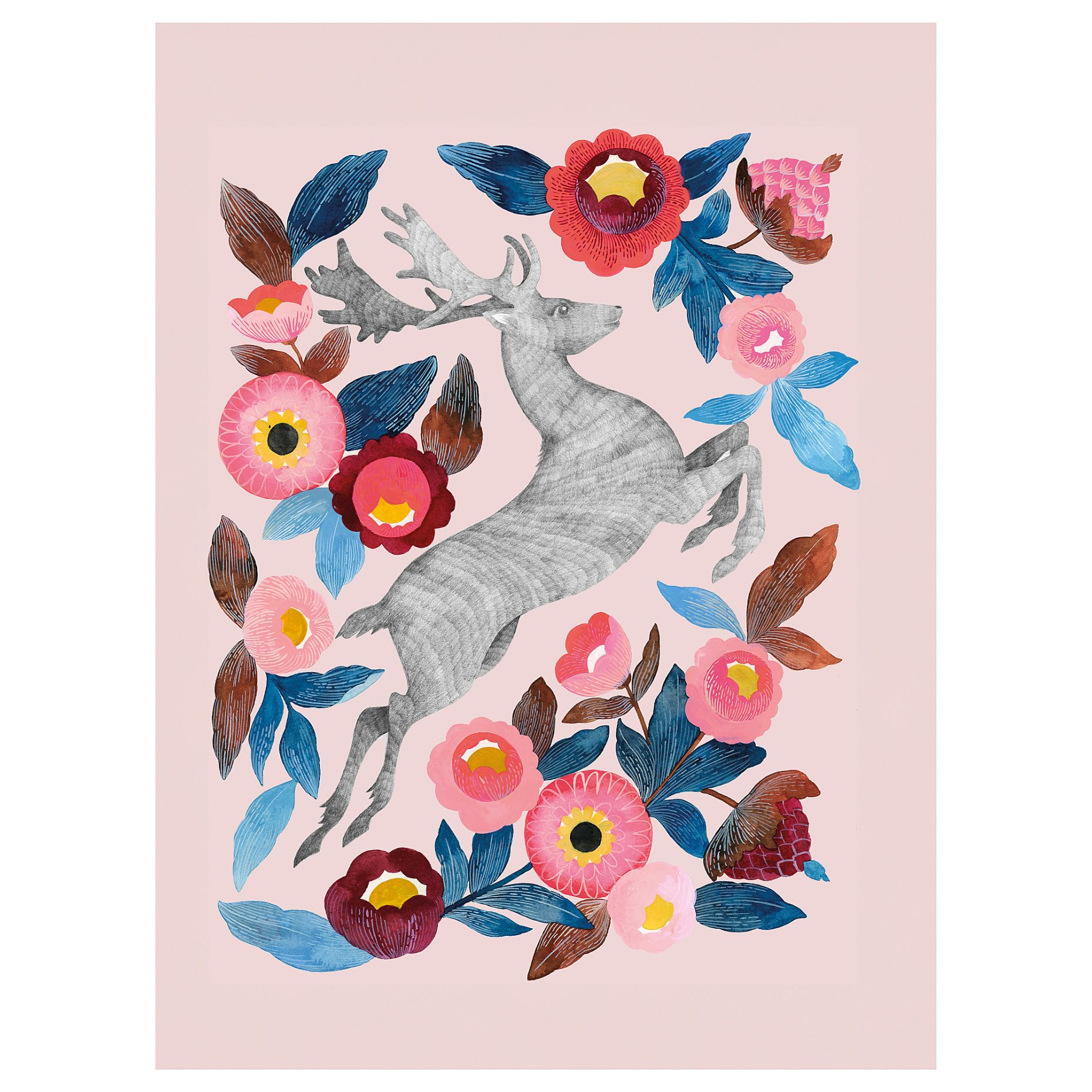 PJÄTTERYD, picture/forest fairy tale, 50x70 cm, 306.141.30