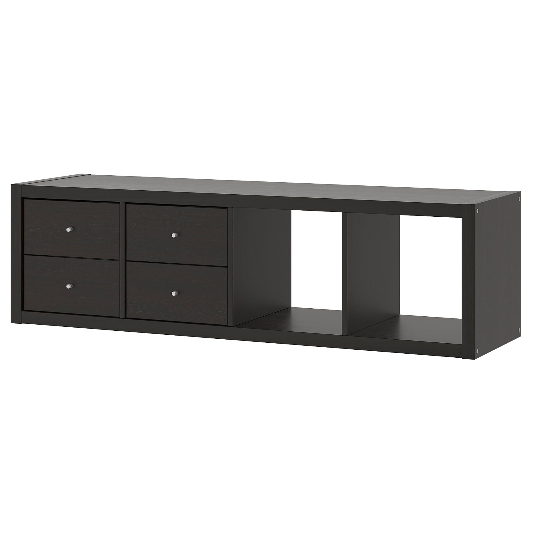 KALLAX, shelving unit with 2 inserts, 392.782.90