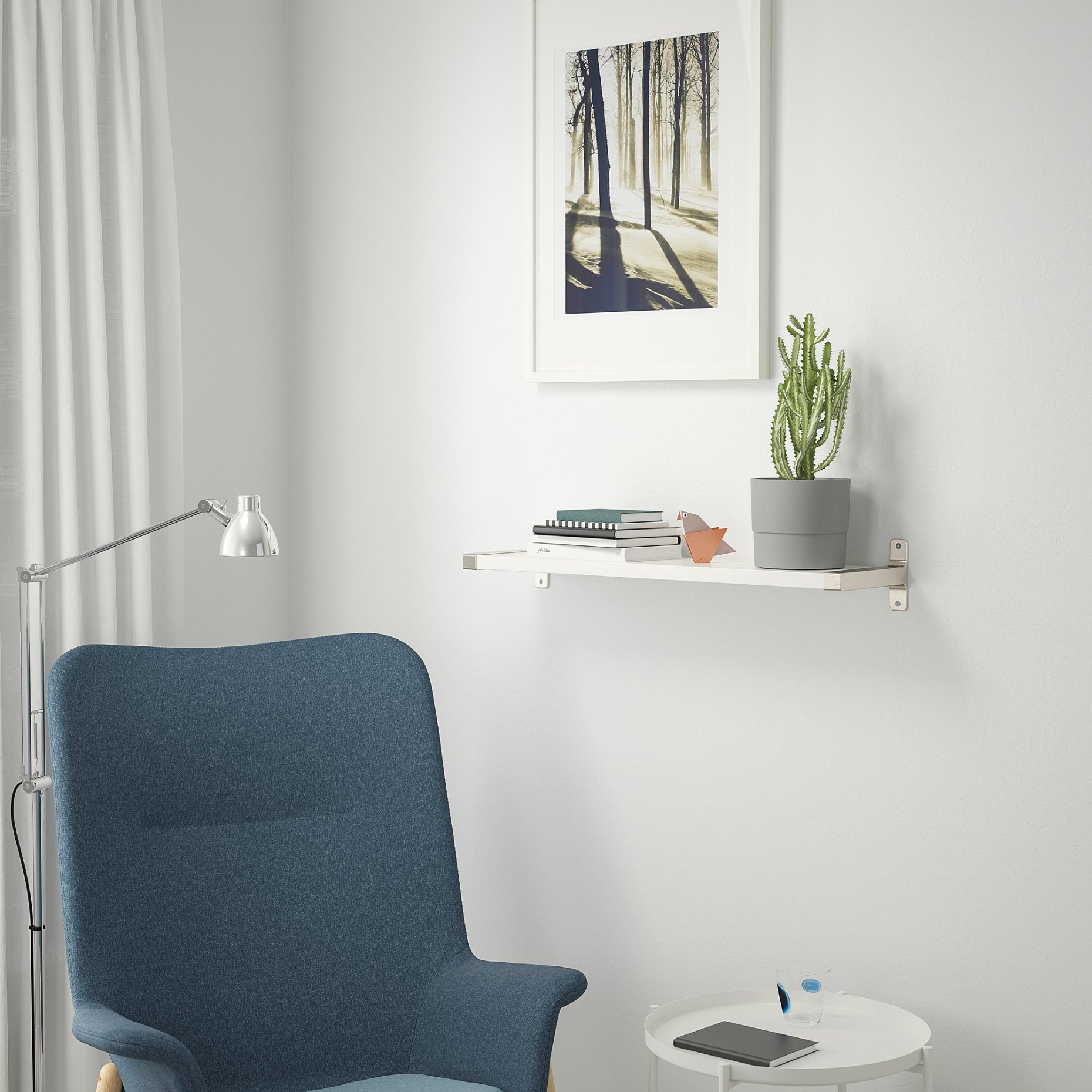 BERGSHULT/GRANHULT, wall shelf, 80x20 cm, 392.908.24