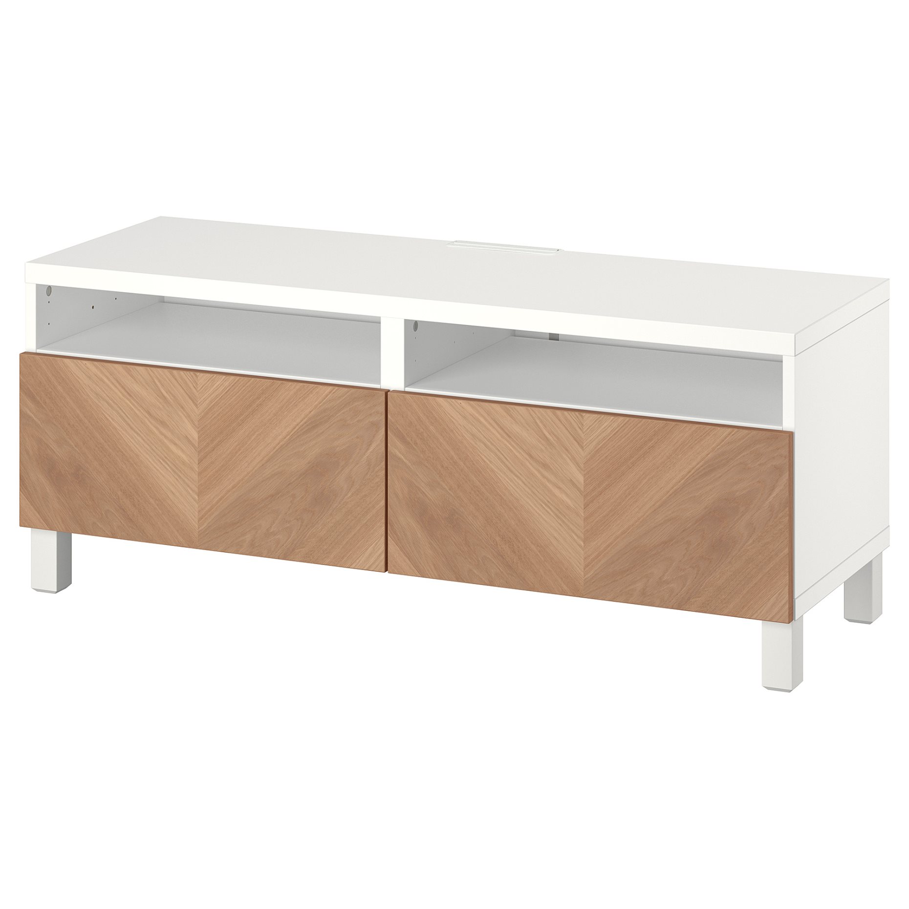 BESTÅ, TV bench with drawers soft closing, 120x42x48 cm, 394.358.60