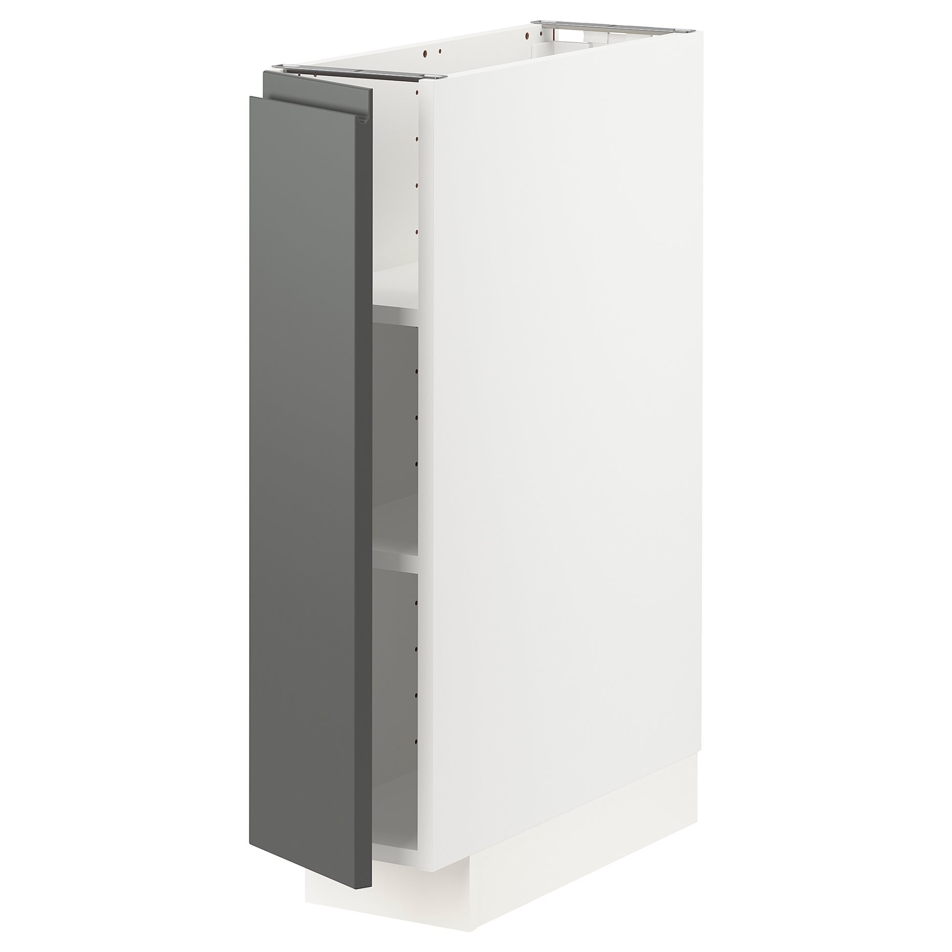 METOD, base cabinet with shelves, 20x60 cm, 394.602.46