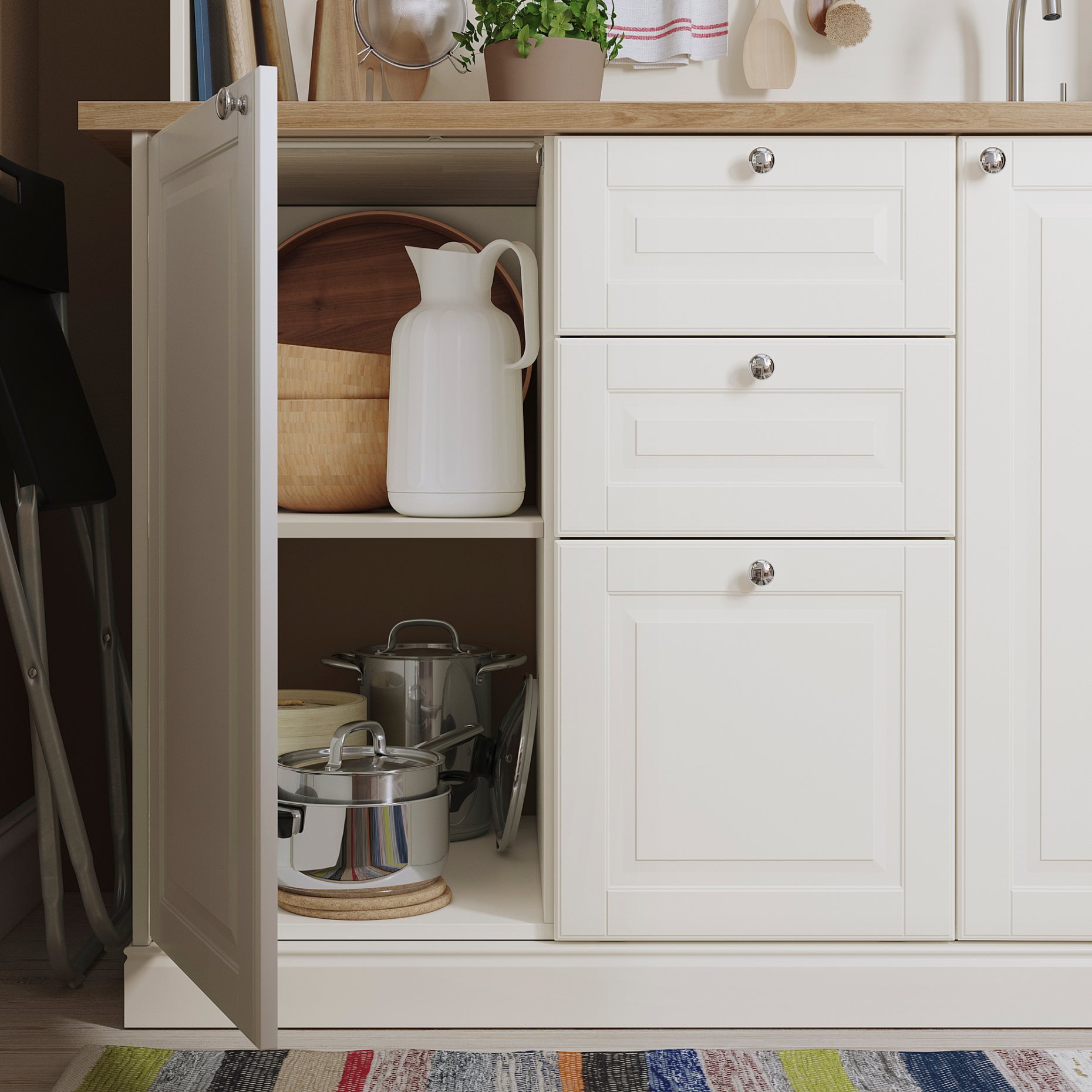 ONNERUP, kitchenette, 130x64x219 cm, 394.783.50