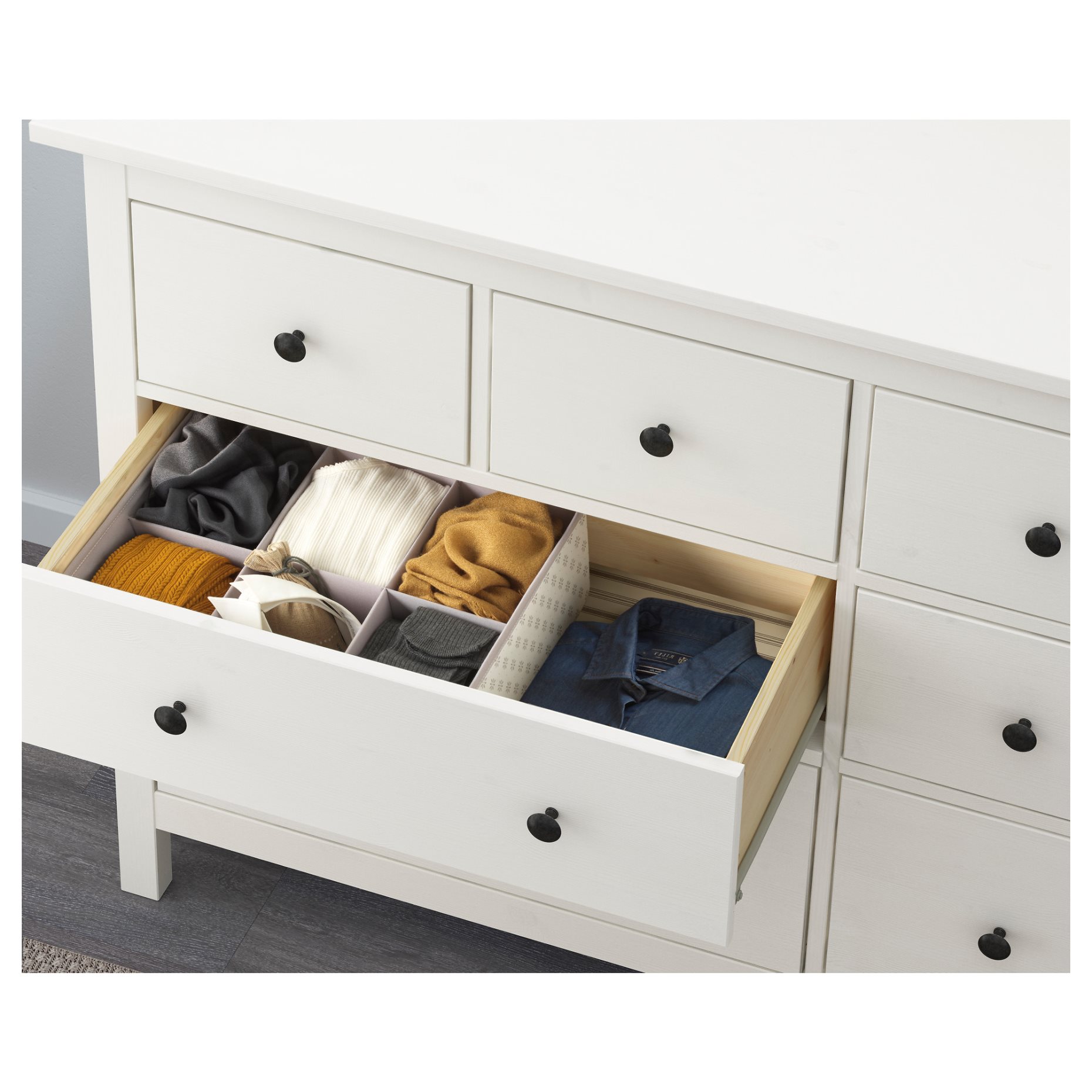 HEMNES, bedroom furniture/set of 4, 160x200 cm, 394.834.17