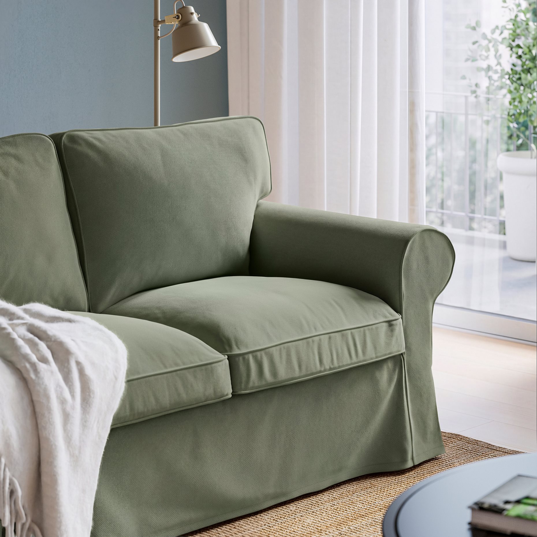 EKTORP, 2-seat sofa, 395.090.16